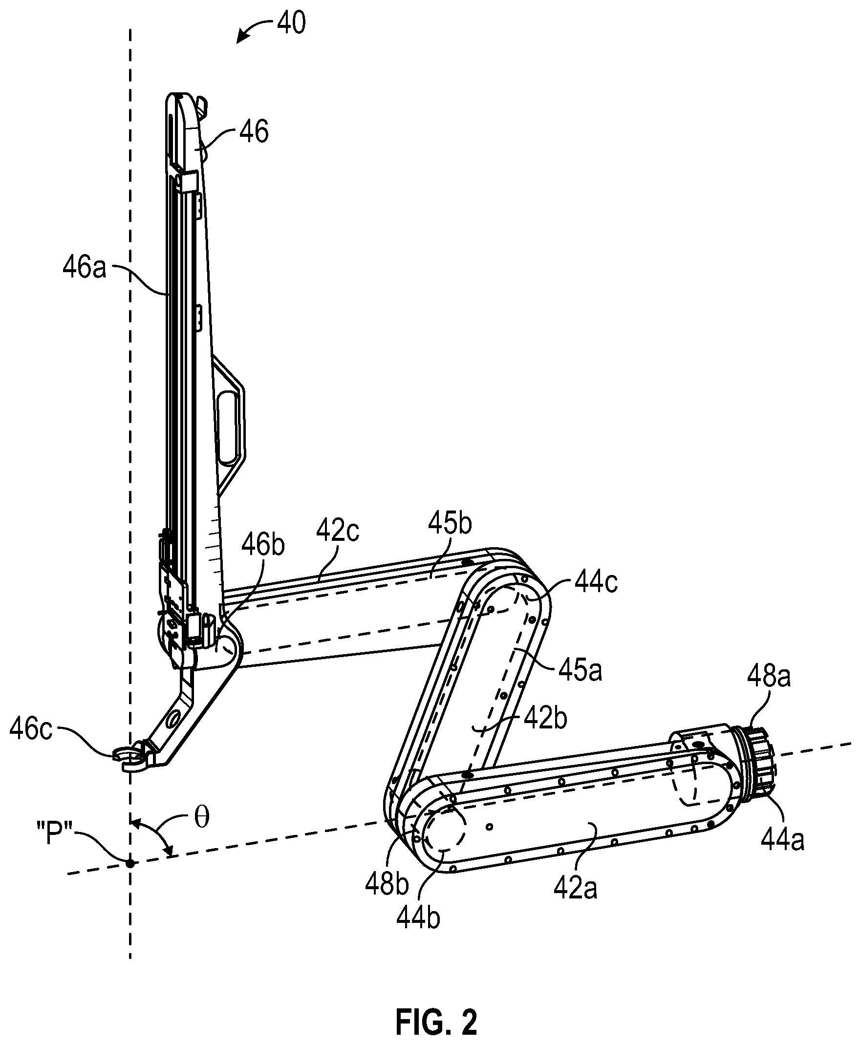 Patent US12599445 Figure 2 – Surgical robotic system and method for cart power switchover