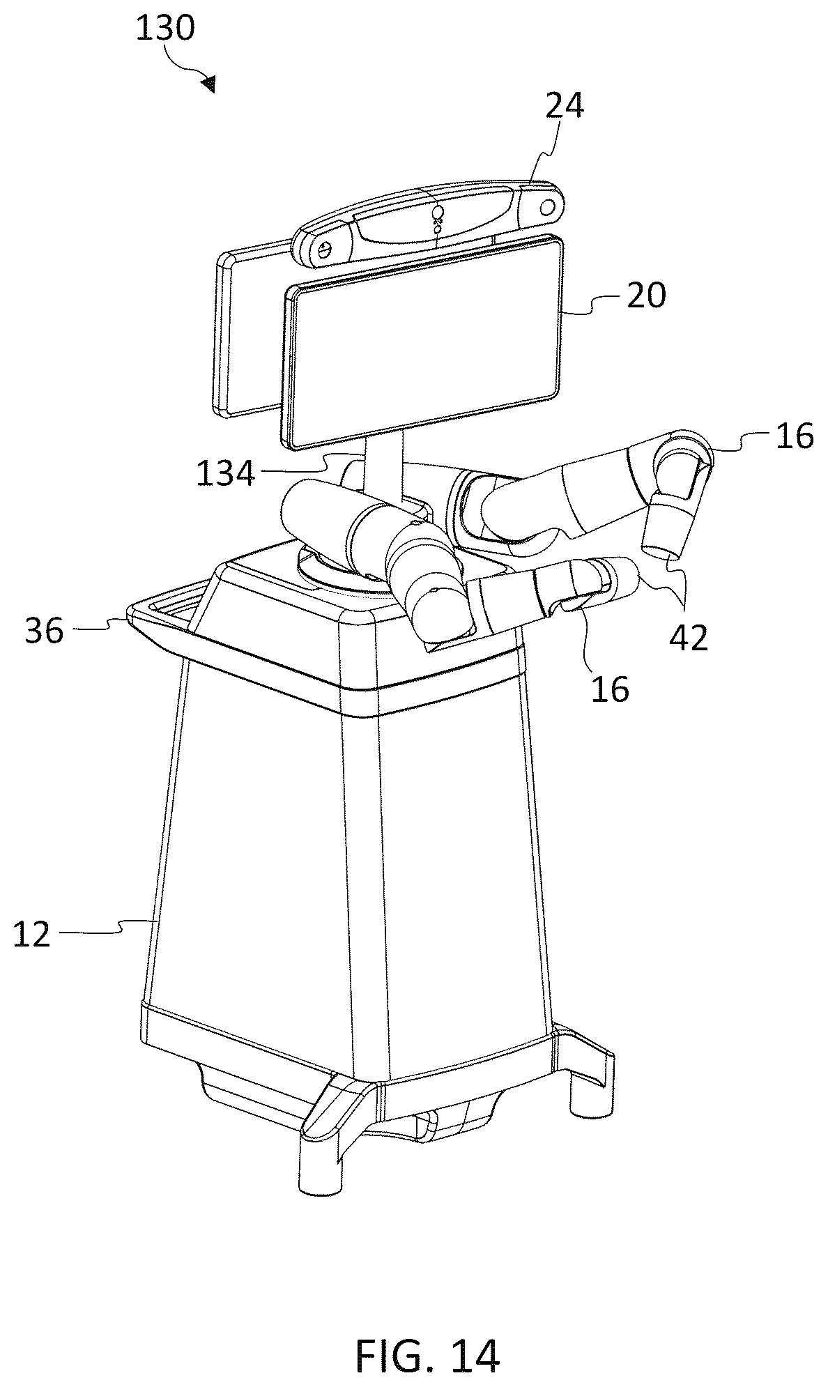 Patent US12599447 Figure 15 – Surgical robotic system