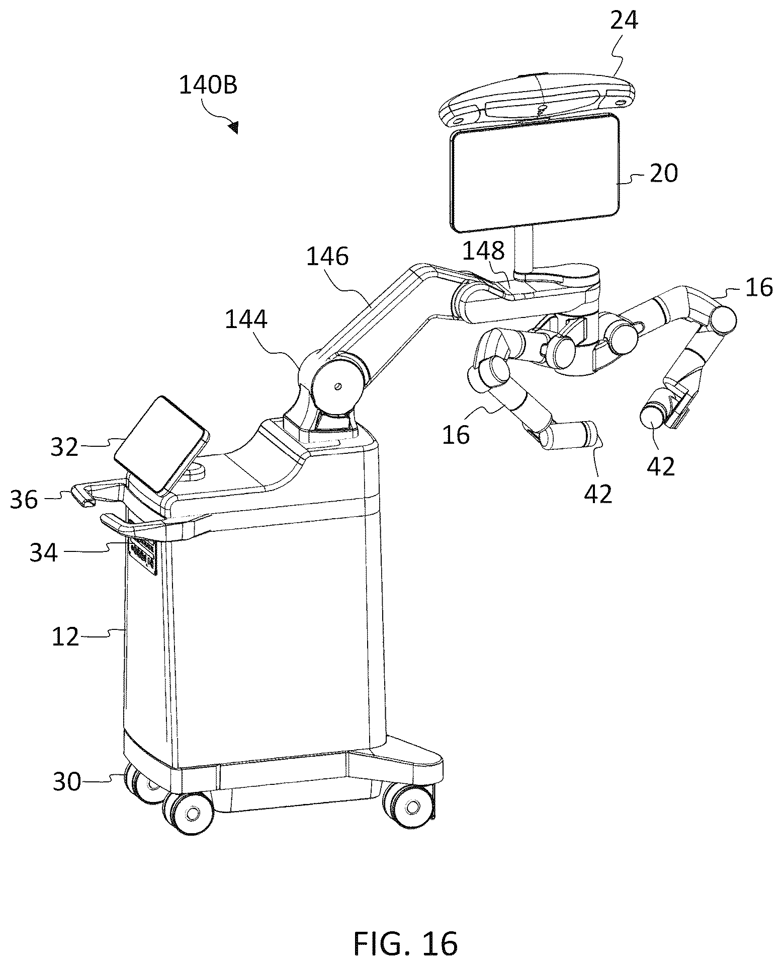 Patent US12599447 Figure 17 – Surgical robotic system