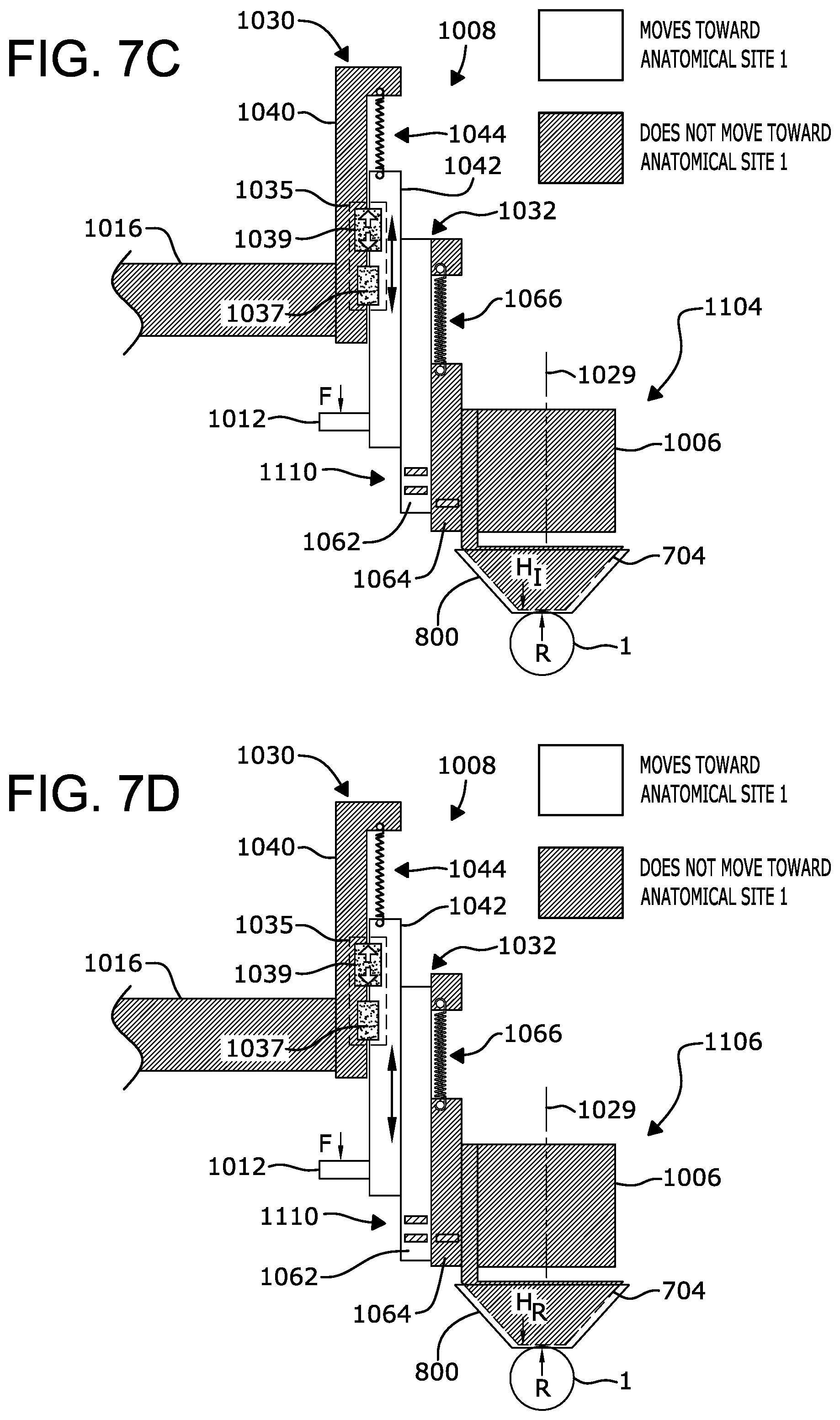 Patent US12599454 Figure 10 – Mechanisms and methods to control movement of a head of a medical system relative to an anatomical site