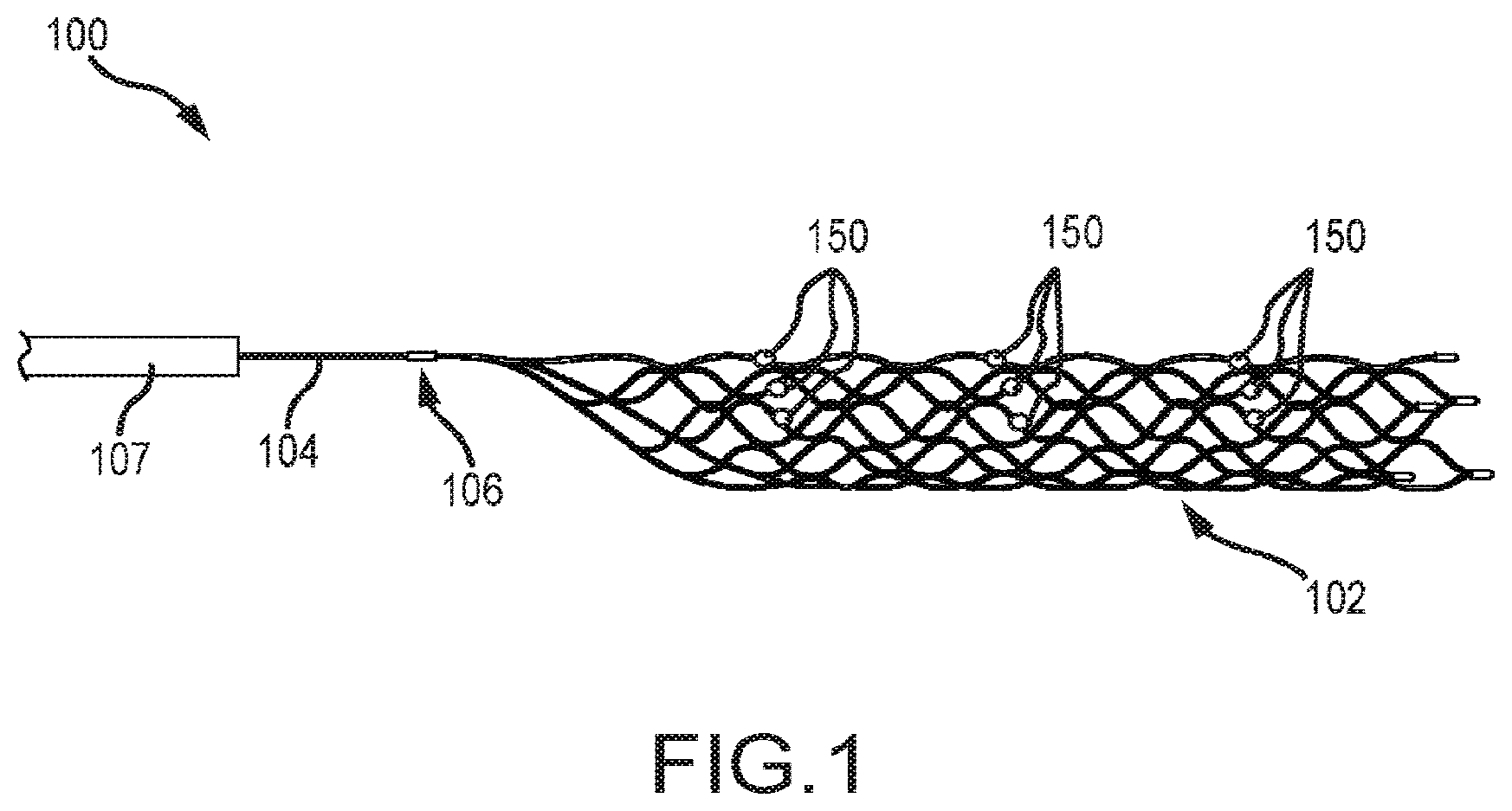 Patent US12599458 Figure 1 – Vascular device marker attachment