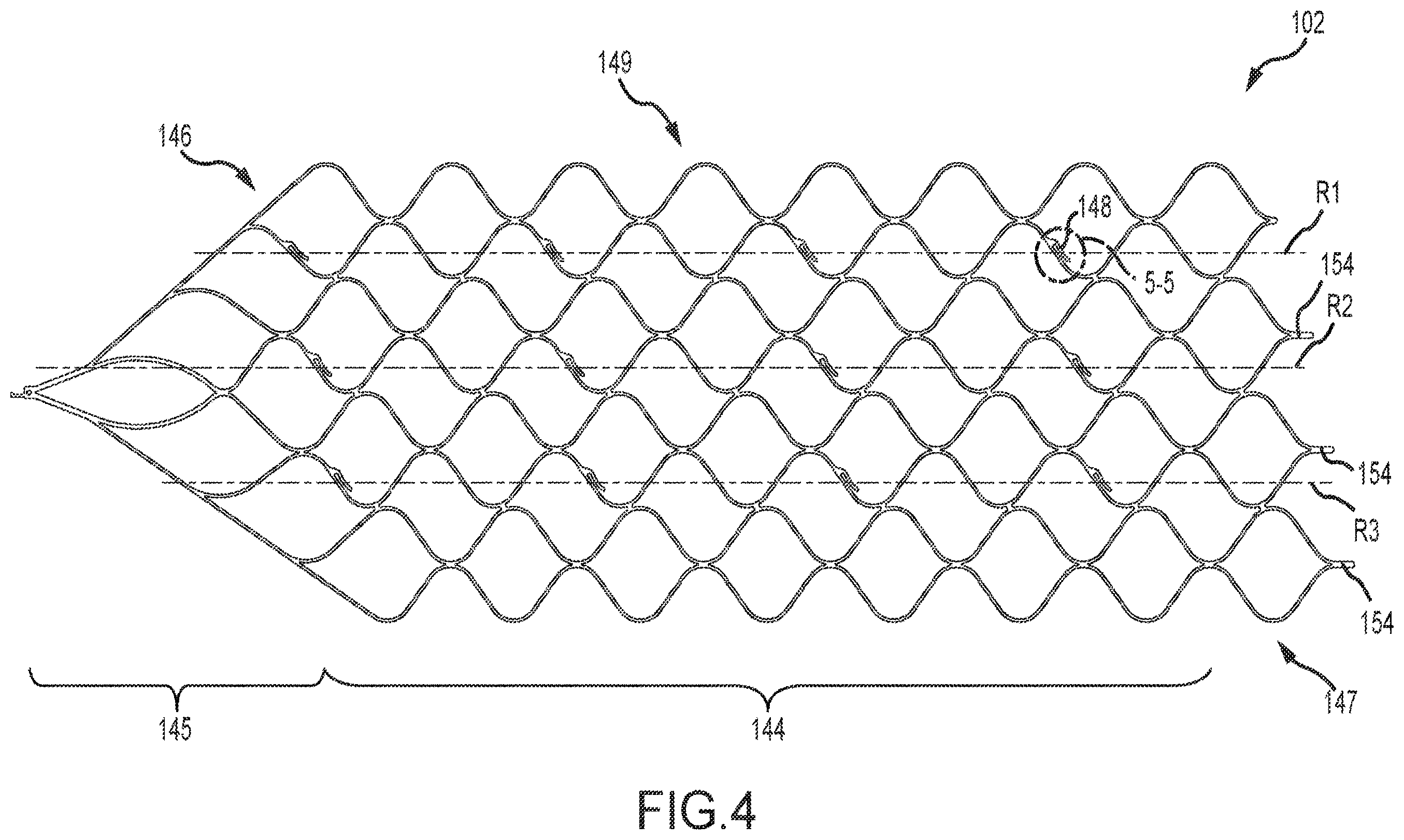 Patent US12599458 Figure 4 – Vascular device marker attachment