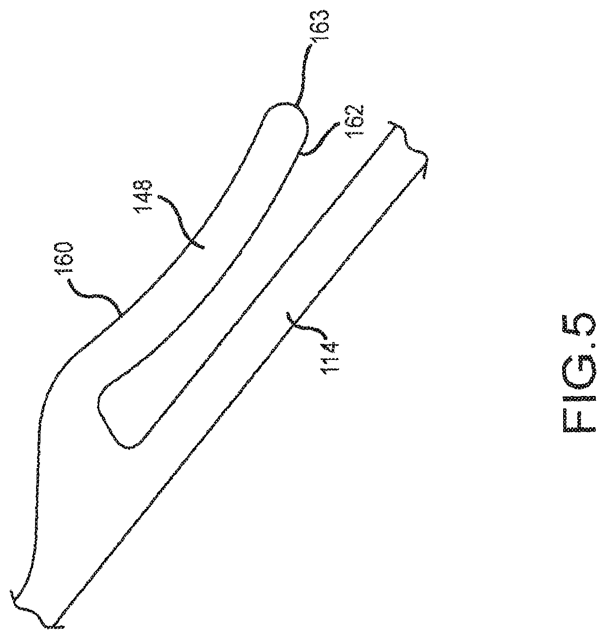 Patent US12599458 Figure 5 – Vascular device marker attachment