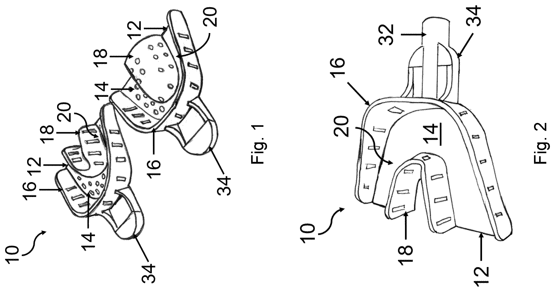Patent US12599461 Figure 1 – Impression tray