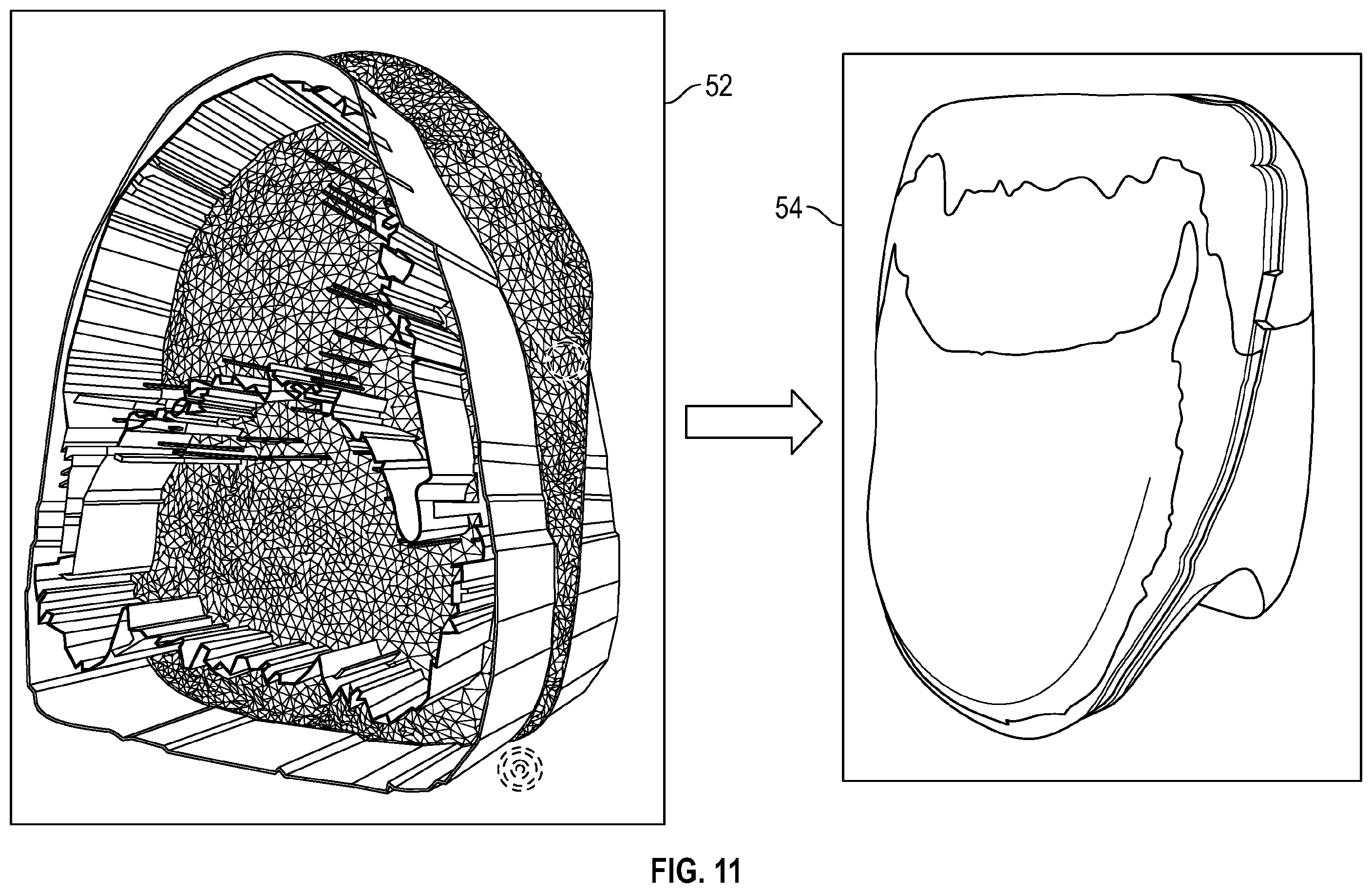 Patent US12599463 Figure 7 – Color management process for customized dental restorations