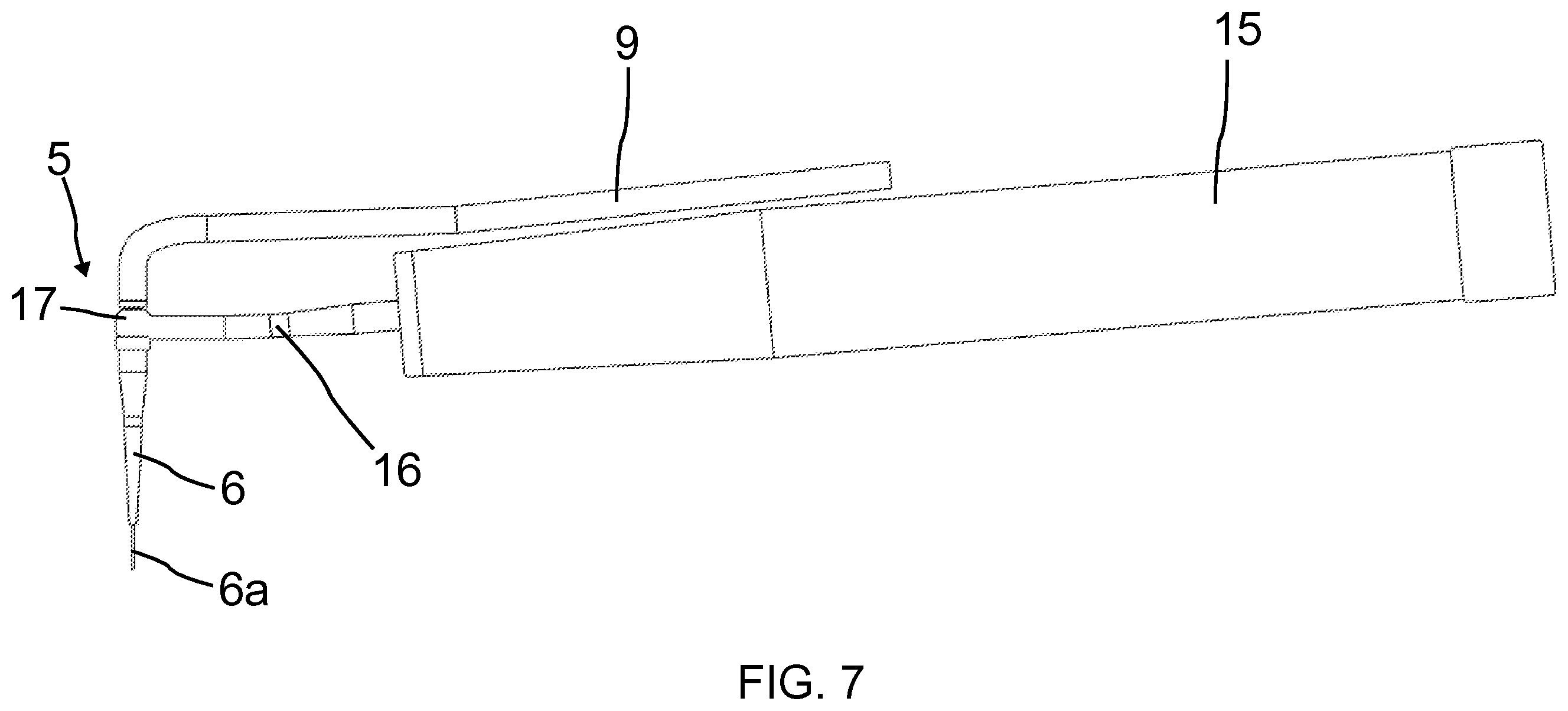 Patent US12599465 Figure 7 – Tooth root canal irrigation assembly for cleaning tooth root canals