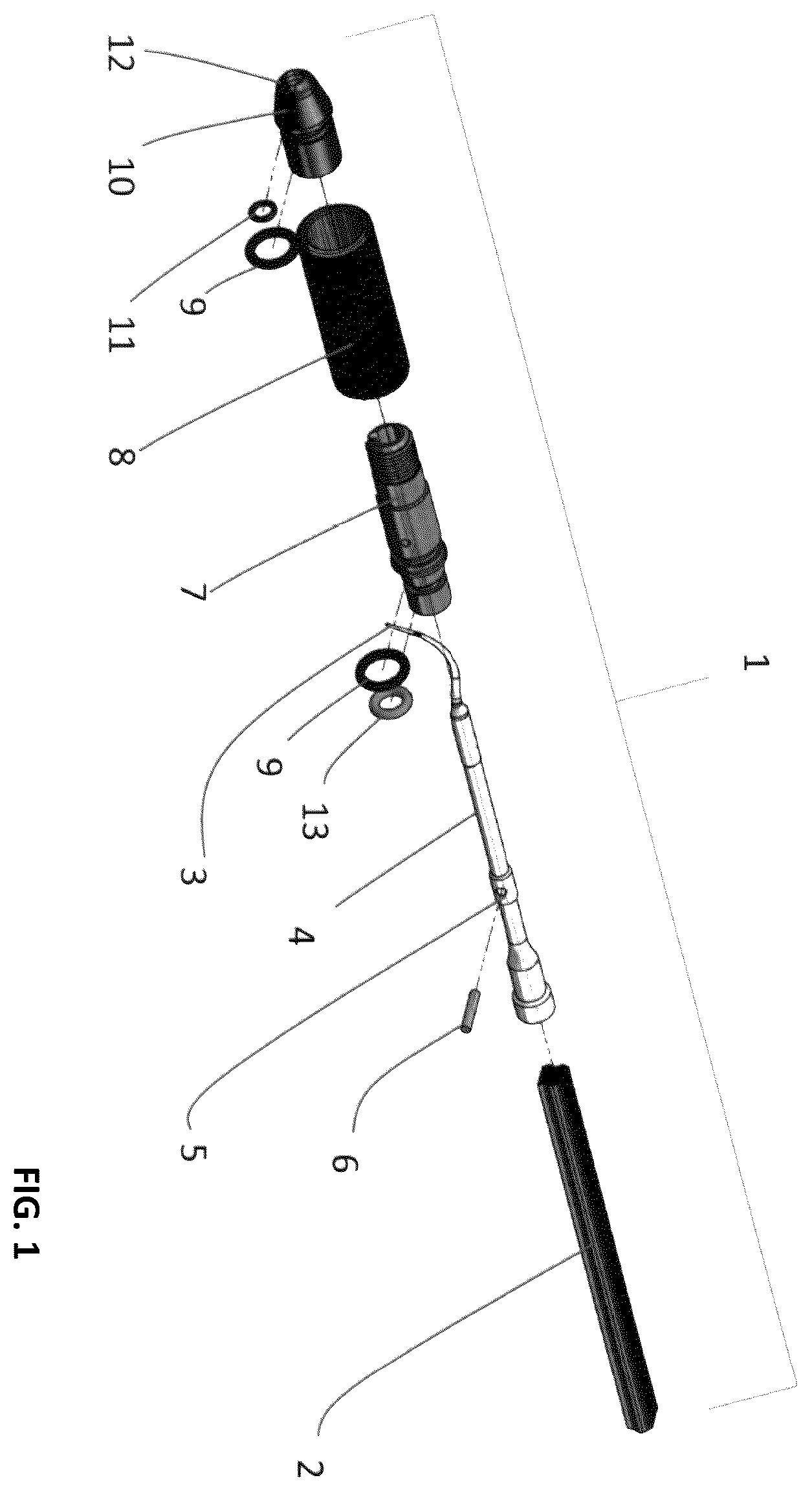 Patent US12599466 Figure 1 – Ultrasonic dental instruments, insert assemblies, and inserts with improved performance durability