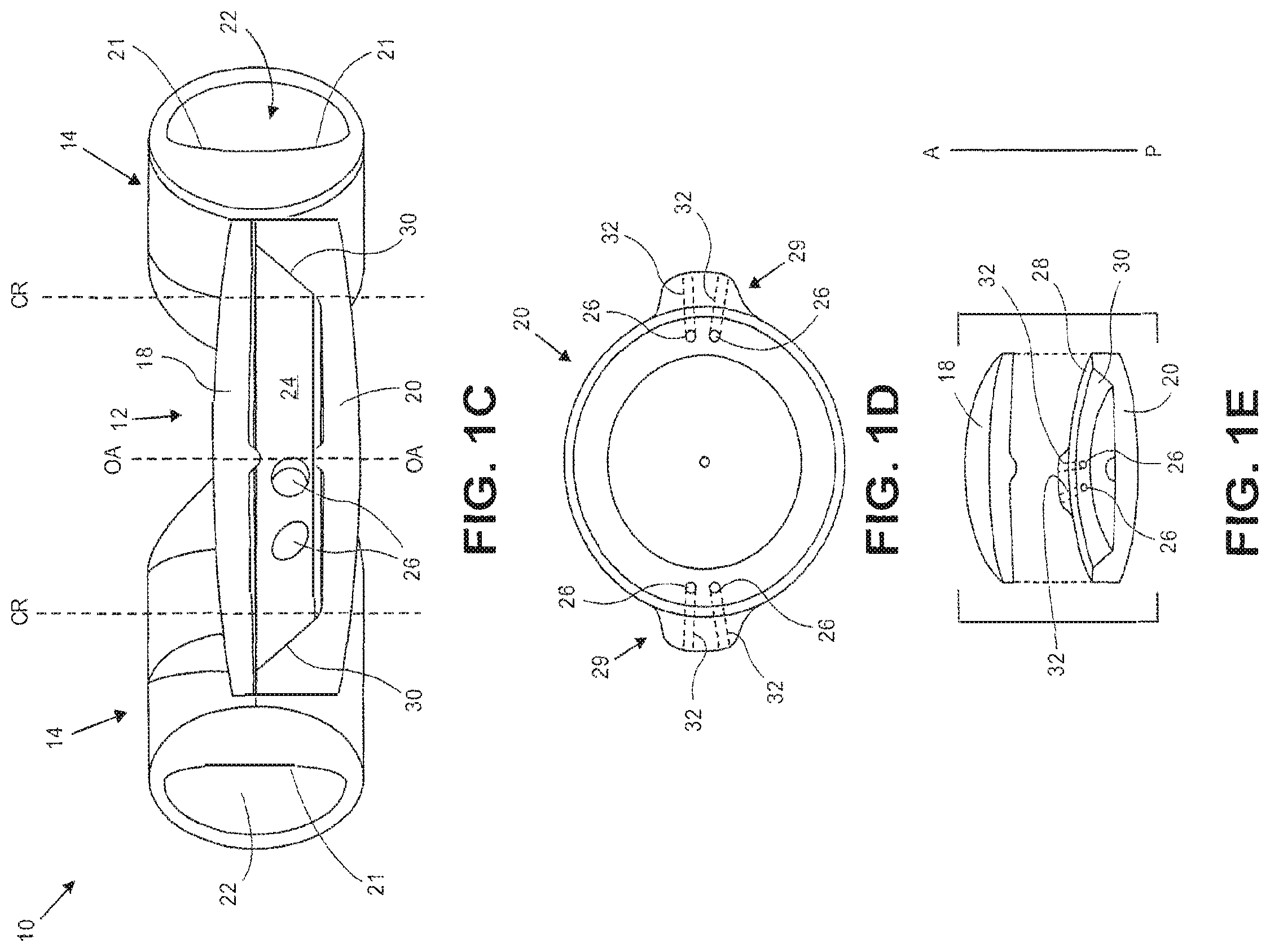 Patent US12599475 Figure 2 – Accommodating intraocular lenses and methods of manufacturing