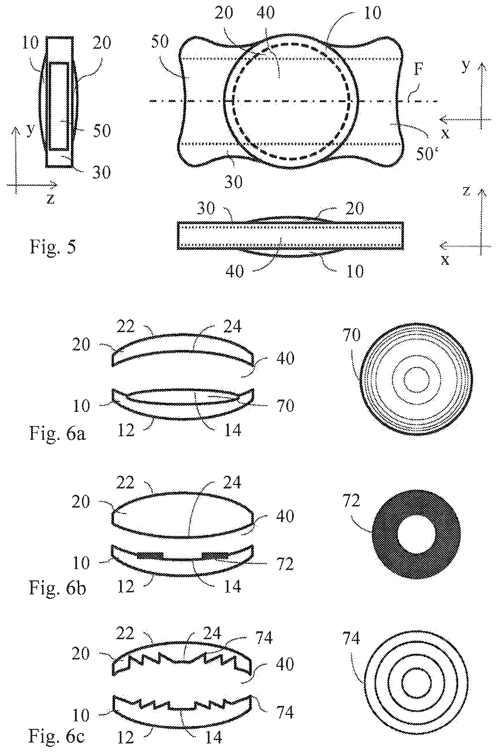 Patent US12599477 Figure 3 – Artificial eye lens
