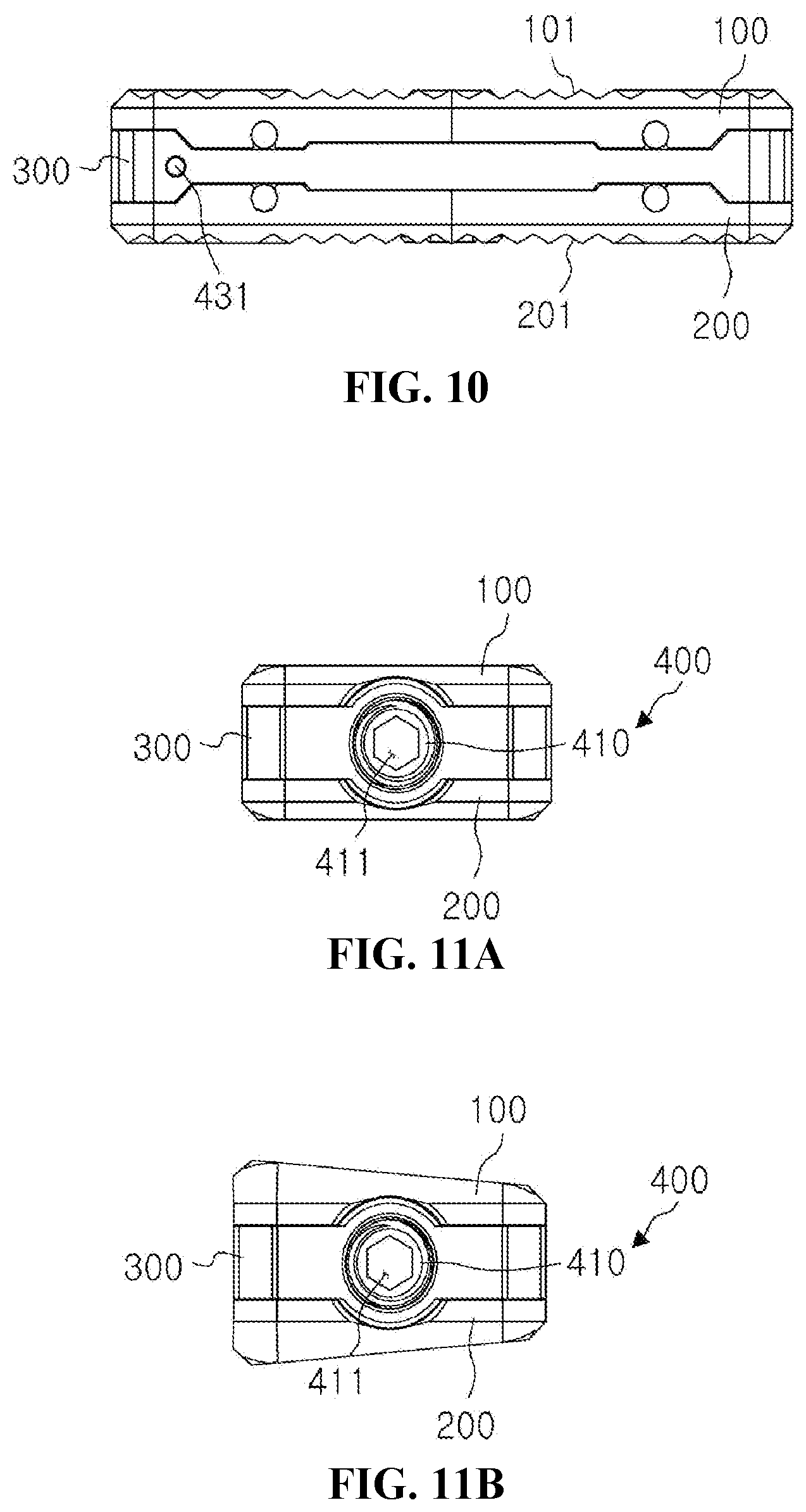 Patent US12599488 Figure 7 – Bi-planar expandable cage for spine