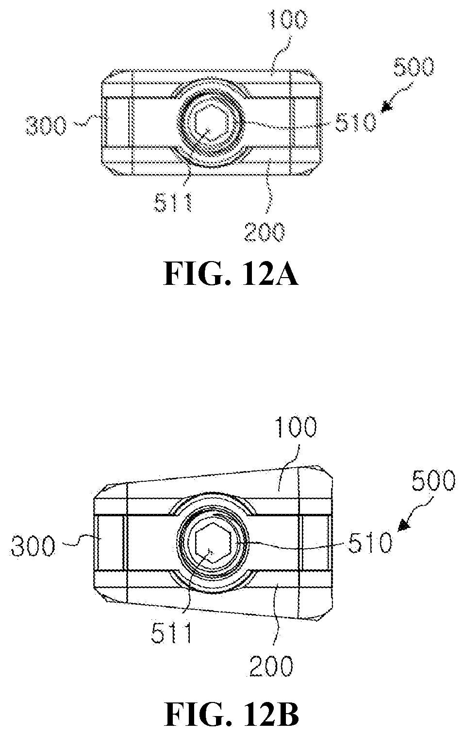 Patent US12599488 Figure 8 – Bi-planar expandable cage for spine