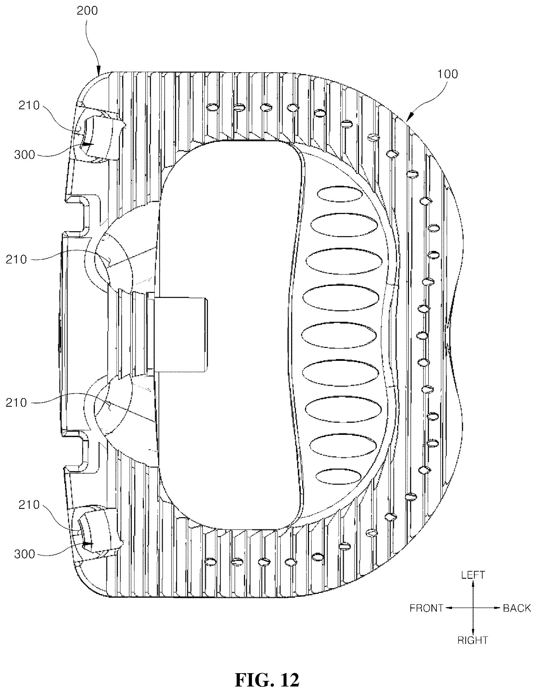 Patent US12599489 Figure 12 – Spinal cage fixable through insertion of bone screws