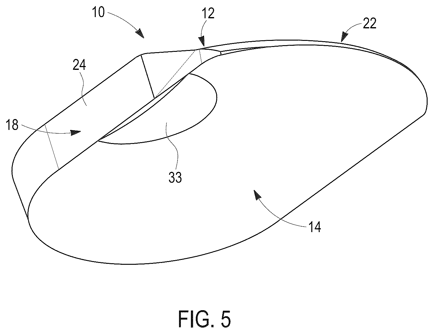 Patent US12599494 Figure 5 – Force redistribution hindfoot shoe insert