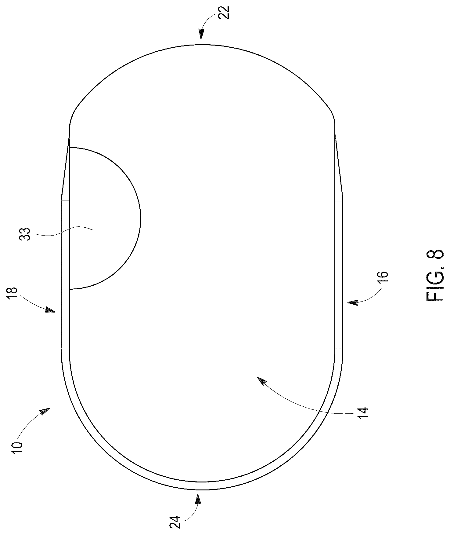 Patent US12599494 Figure 8 – Force redistribution hindfoot shoe insert
