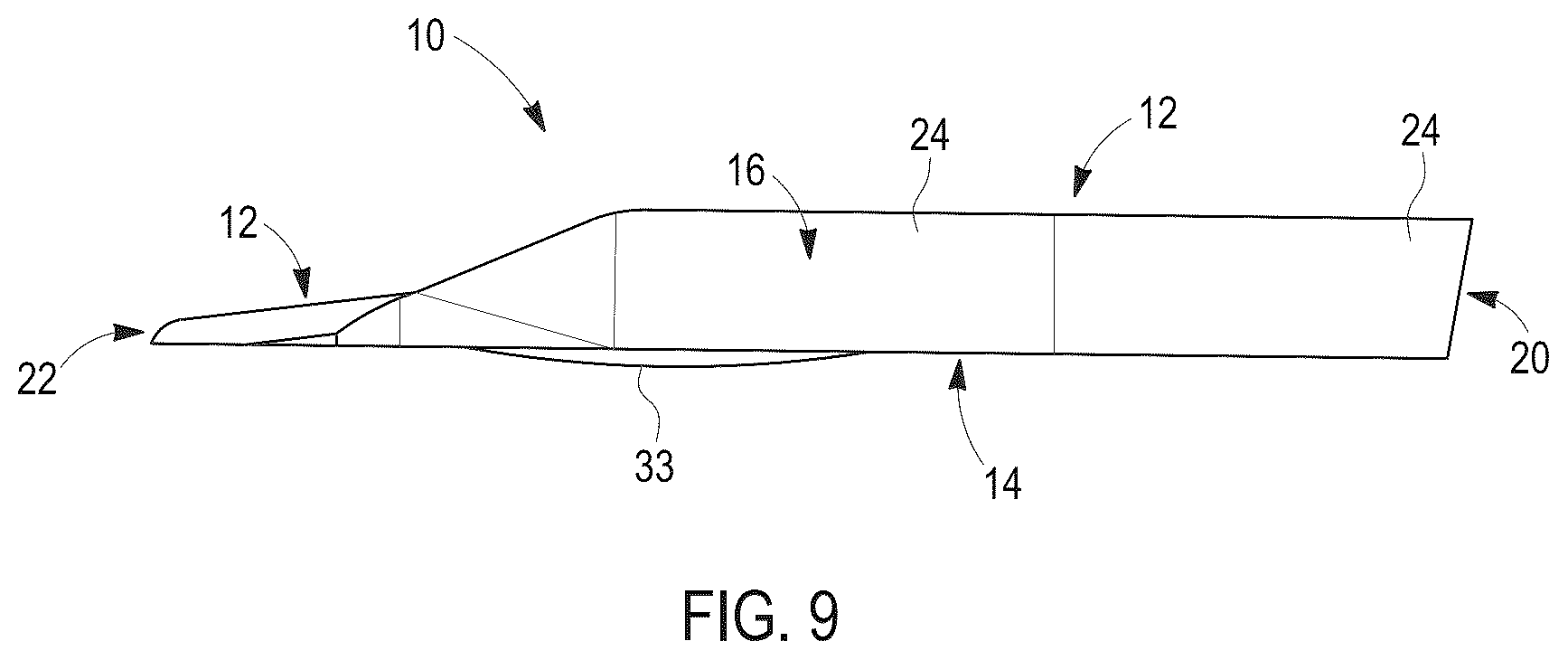 Patent US12599494 Figure 9 – Force redistribution hindfoot shoe insert