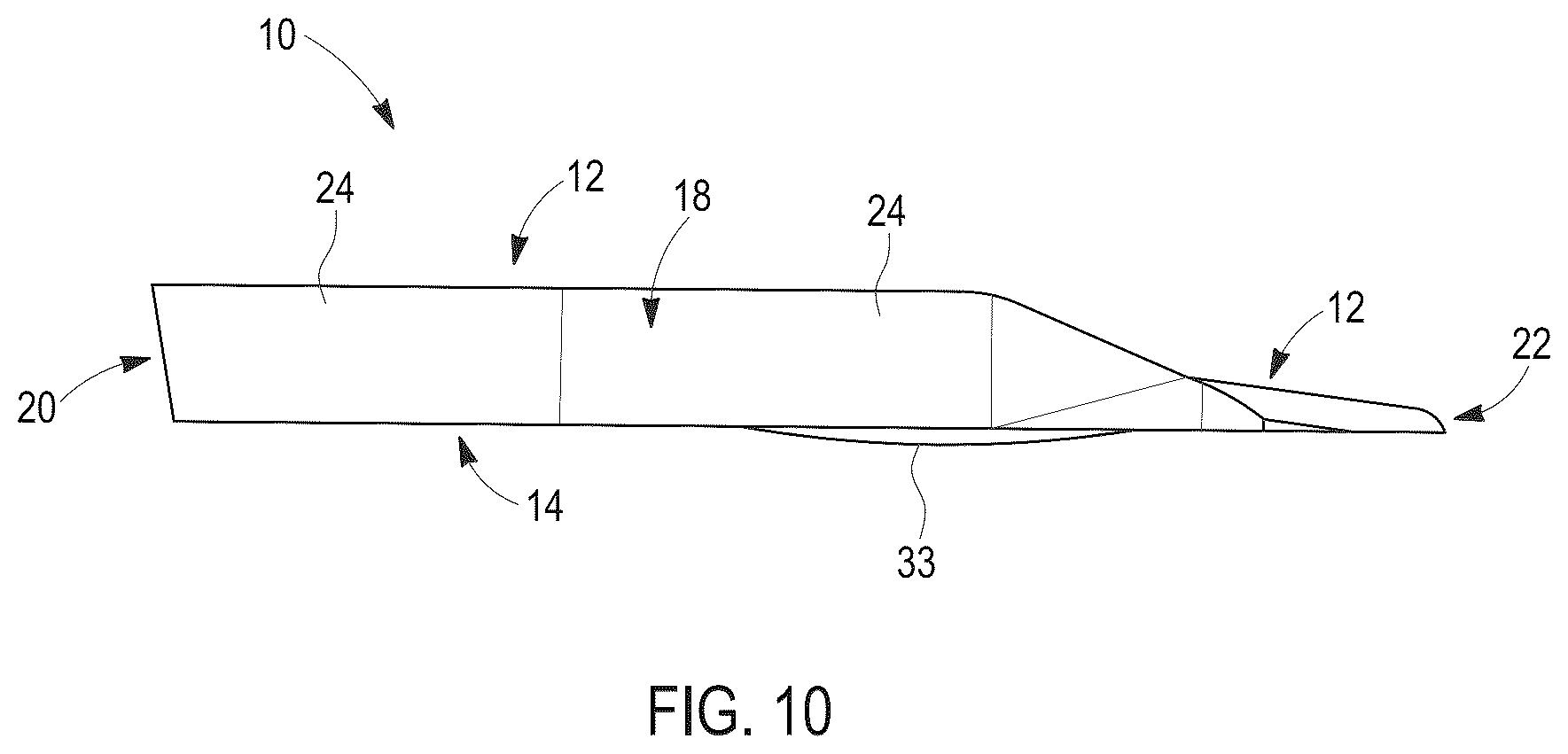 Patent US12599494 Figure 10 – Force redistribution hindfoot shoe insert