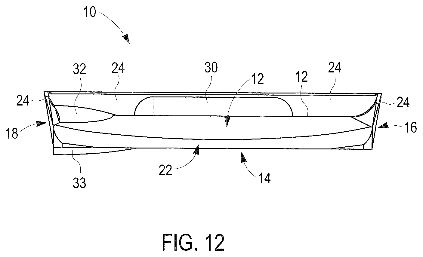 Patent US12599494 Figure 12 – Force redistribution hindfoot shoe insert