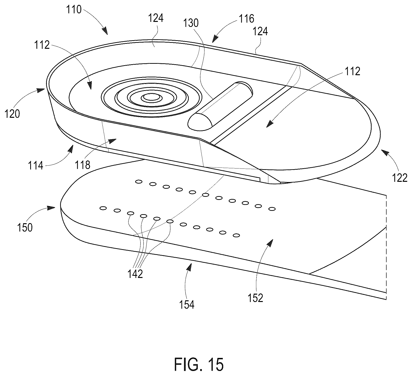 Patent US12599494 Figure 15 – Force redistribution hindfoot shoe insert