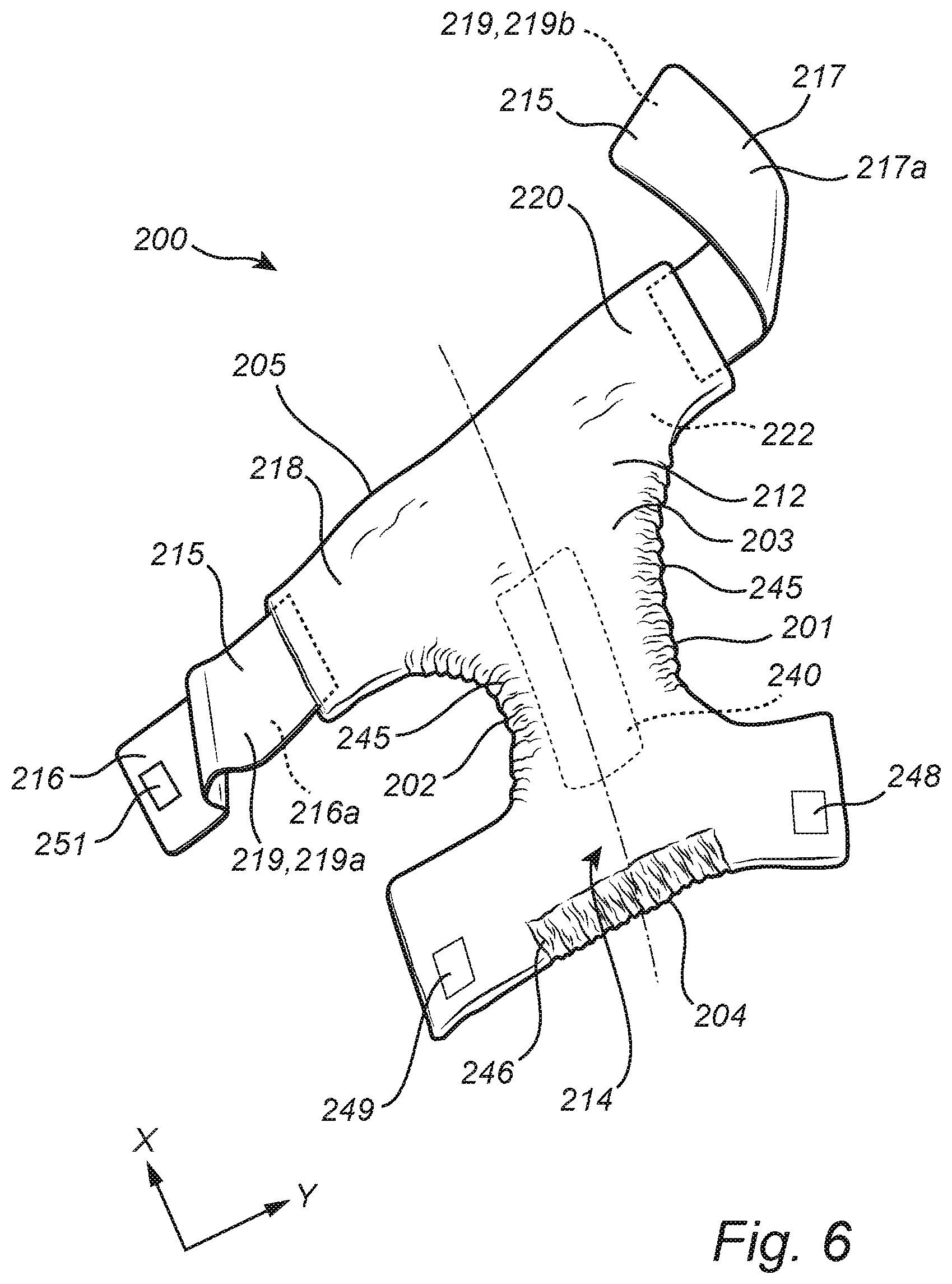 Patent US12599507 Figure 6 – Method and apparatus for manufacturing an elastic laminate and a disposable absorbent hygiene product comprising the elastic laminate