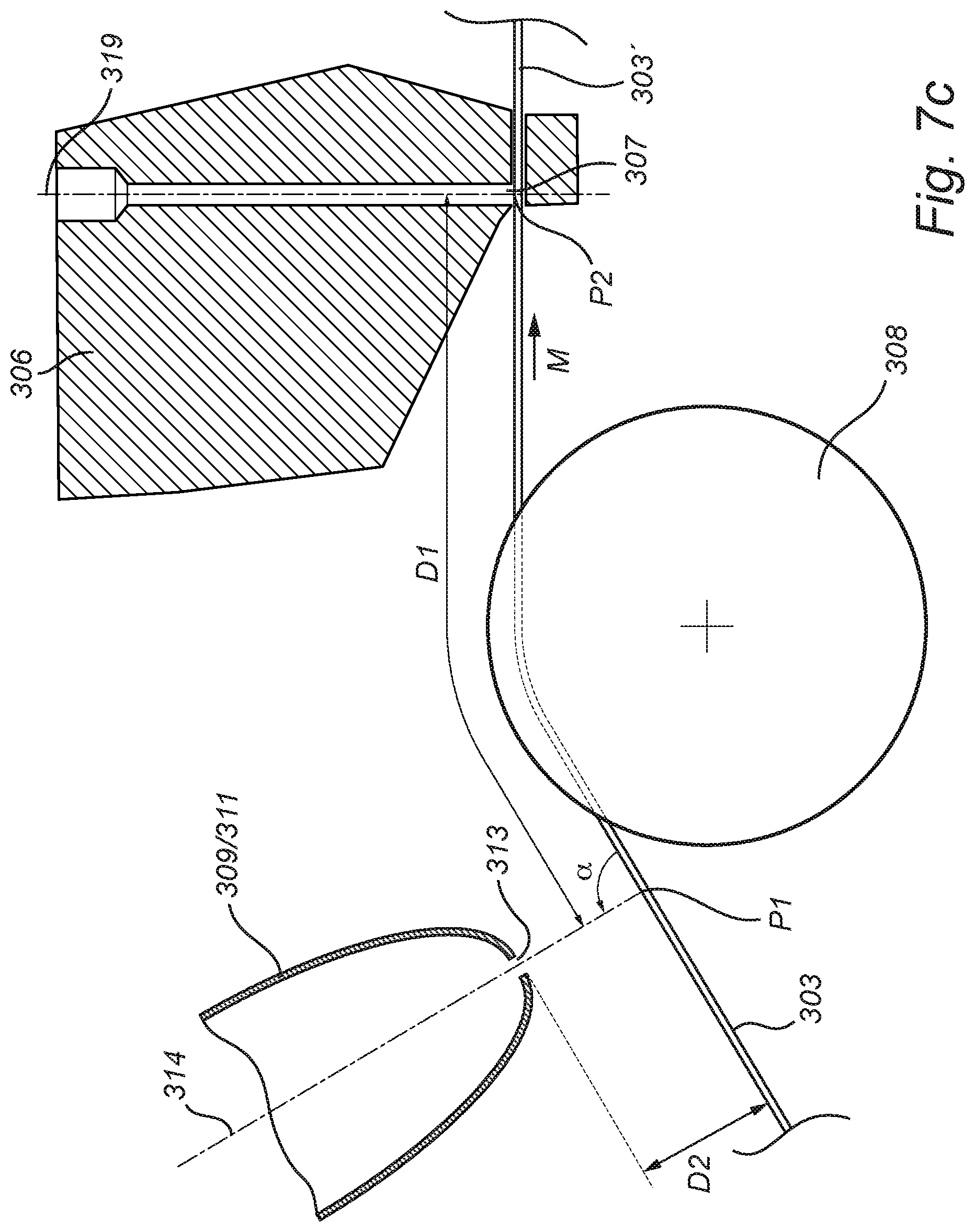 Patent US12599507 Figure 9 – Method and apparatus for manufacturing an elastic laminate and a disposable absorbent hygiene product comprising the elastic laminate