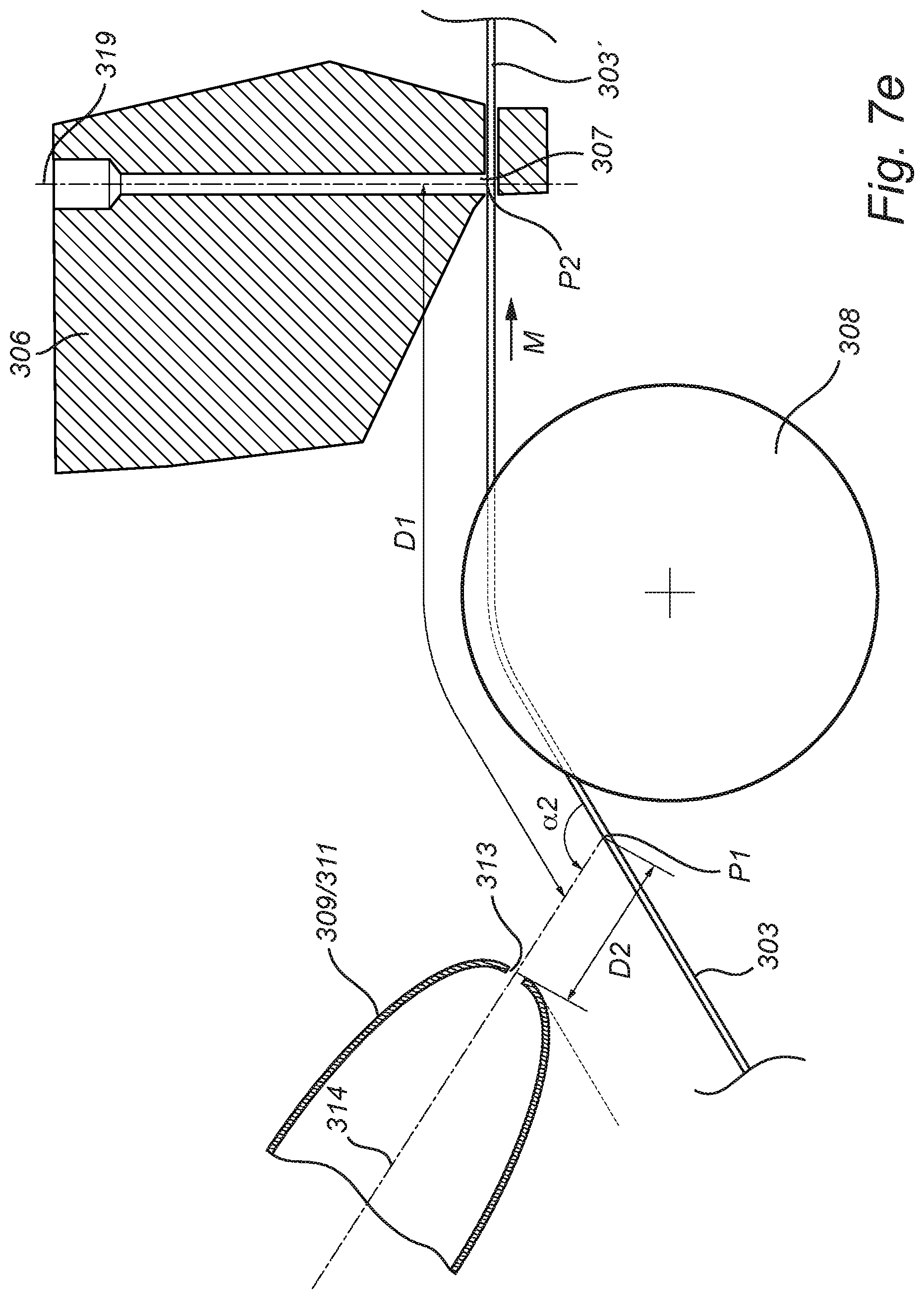 Patent US12599507 Figure 11 – Method and apparatus for manufacturing an elastic laminate and a disposable absorbent hygiene product comprising the elastic laminate