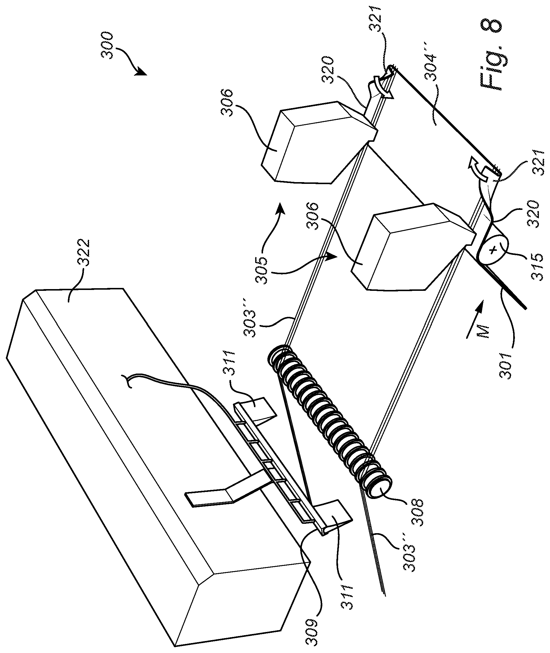Patent US12599507 Figure 12 – Method and apparatus for manufacturing an elastic laminate and a disposable absorbent hygiene product comprising the elastic laminate