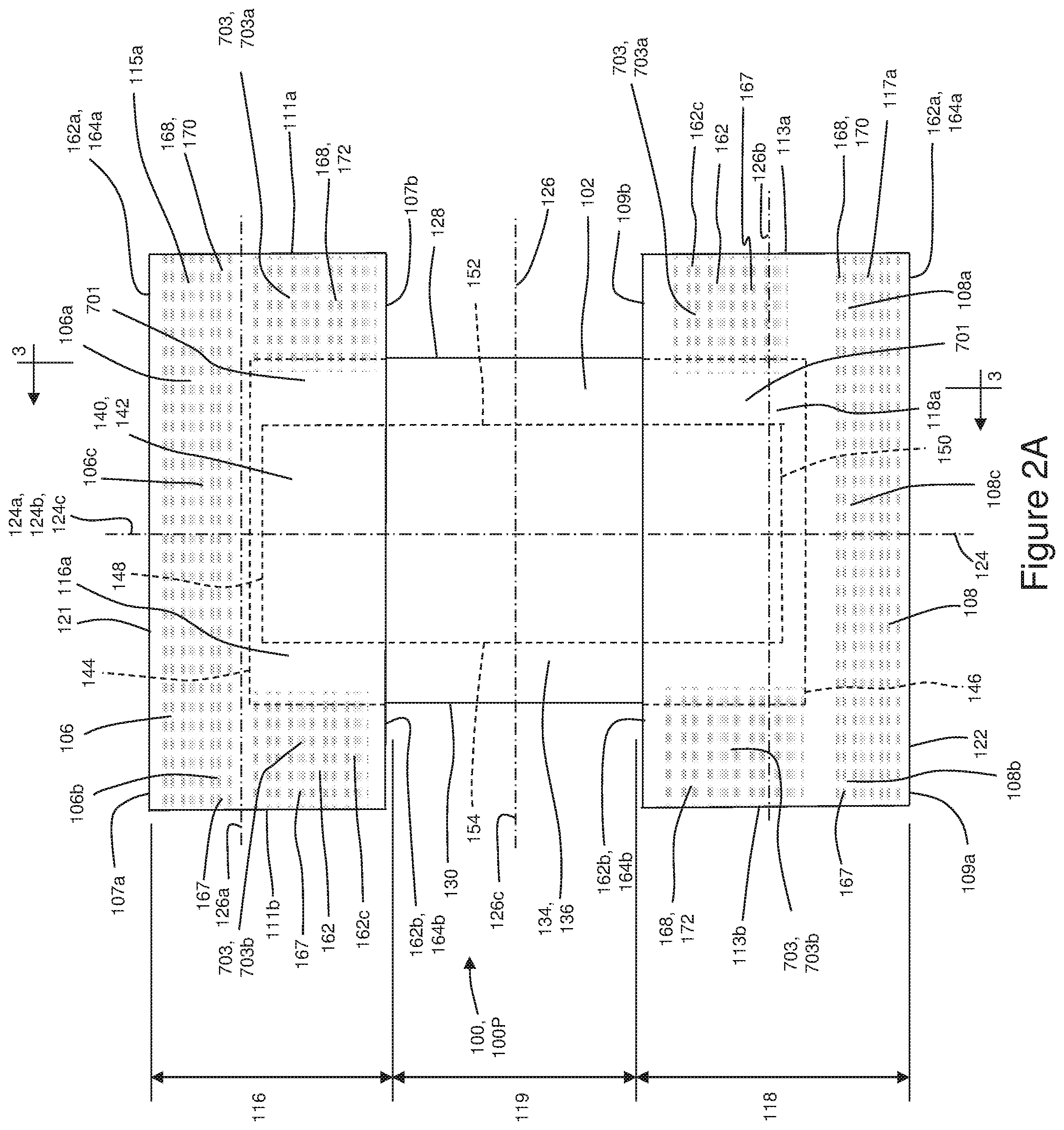 Patent US12599508 Figure 3 – Absorbent articles and methods for making absorbent articles with frangible pathways