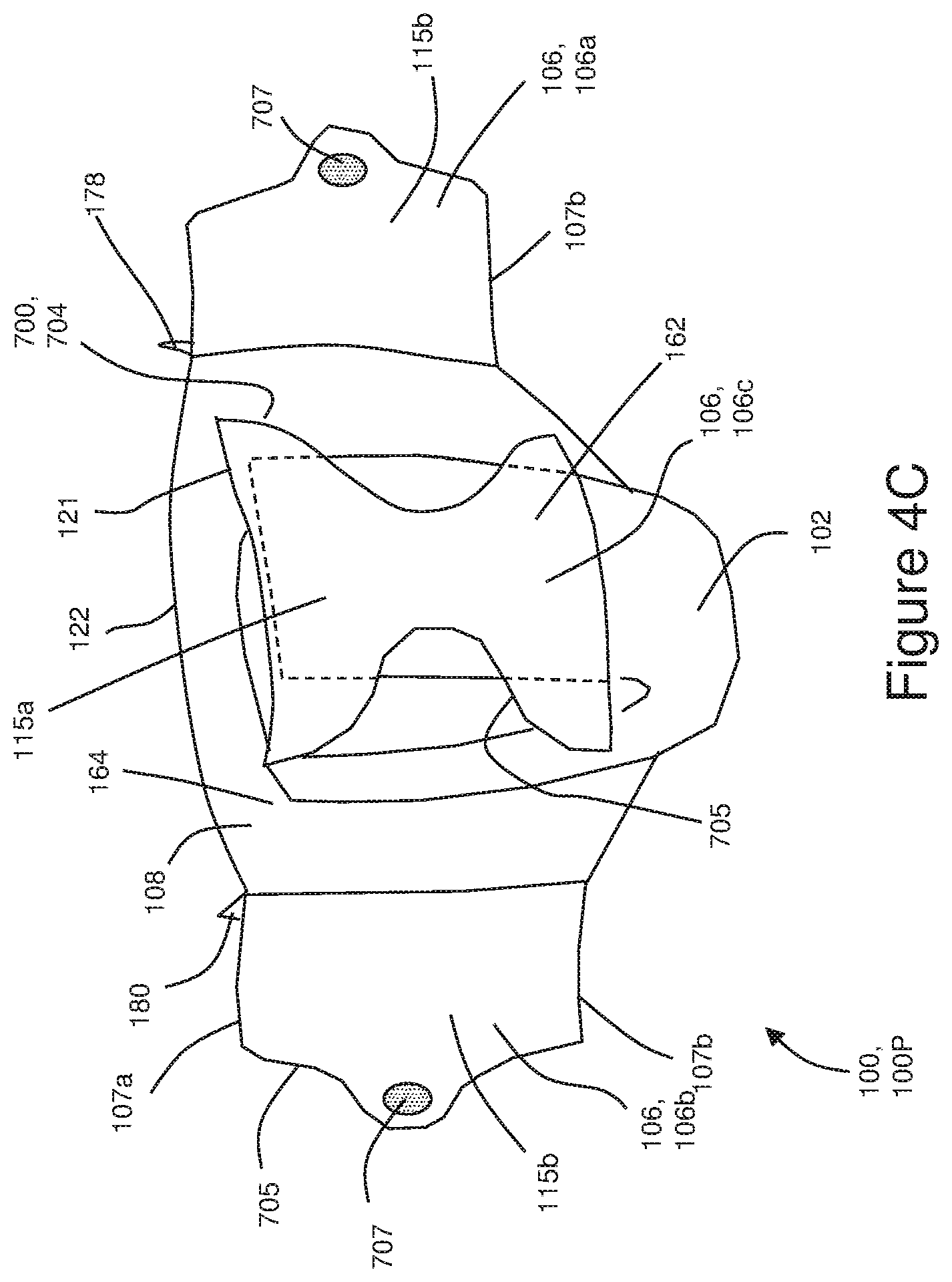 Patent US12599508 Figure 14 – Absorbent articles and methods for making absorbent articles with frangible pathways