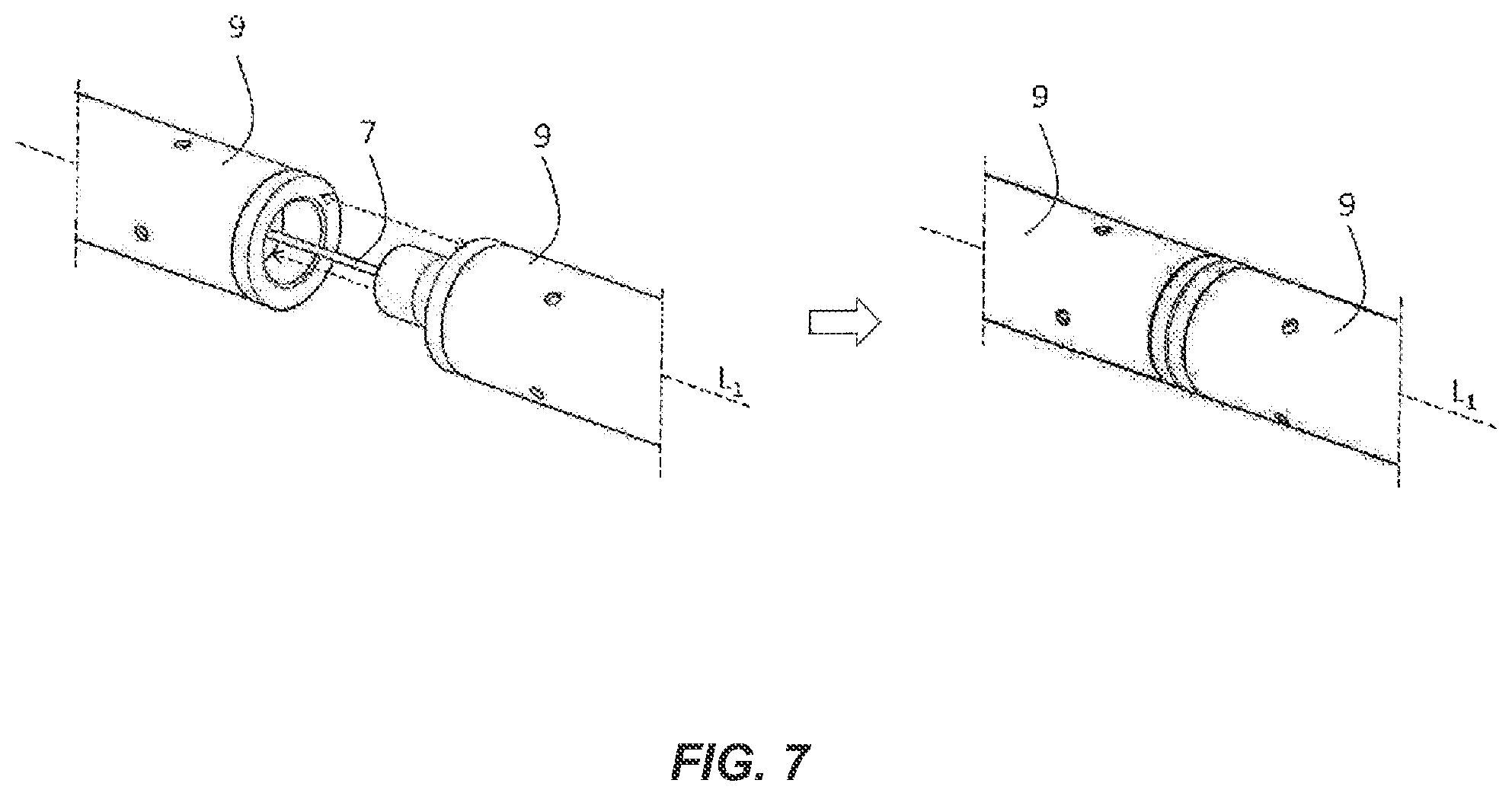 Patent US12599516 Figure 7 – Collapsible stretcher