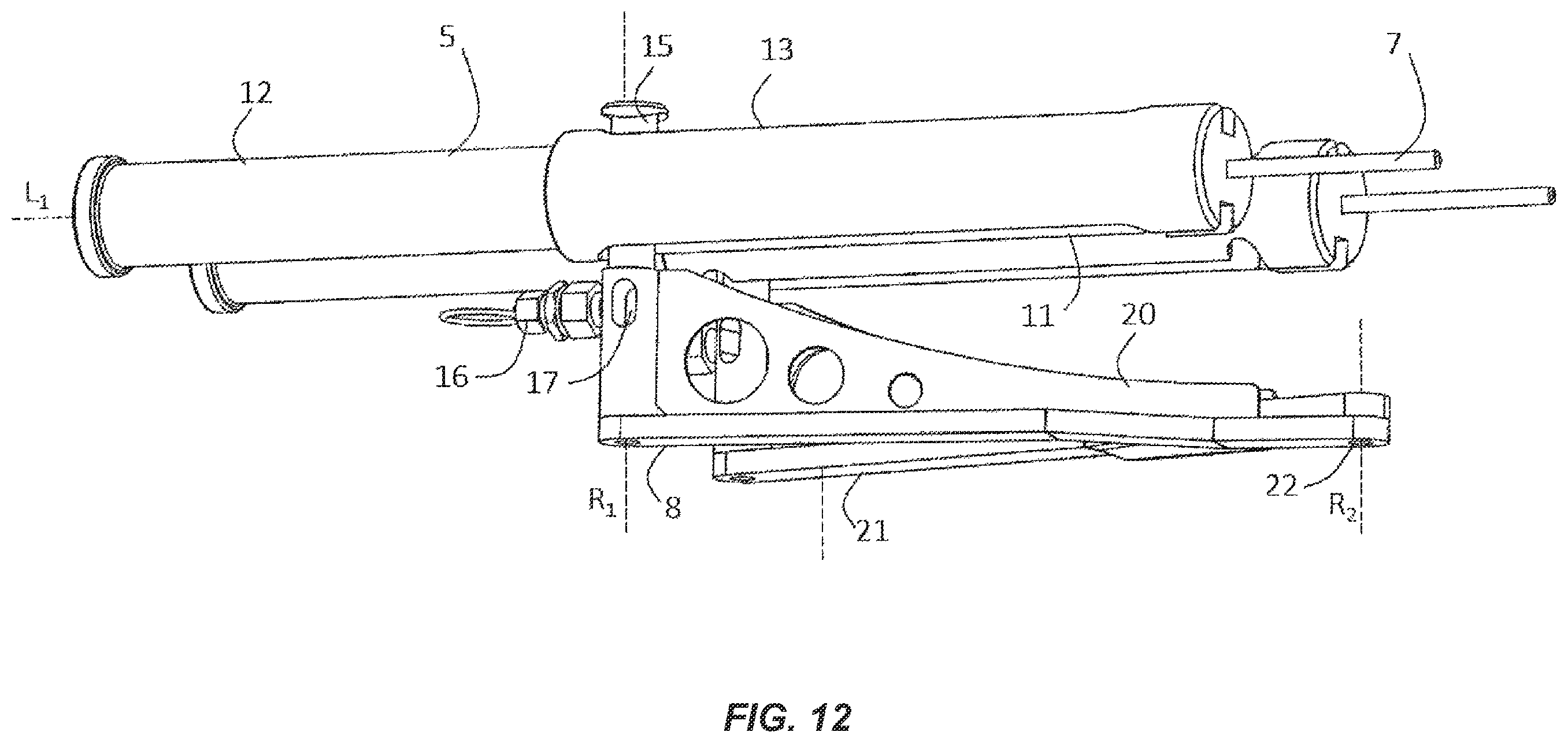Patent US12599516 Figure 12 – Collapsible stretcher