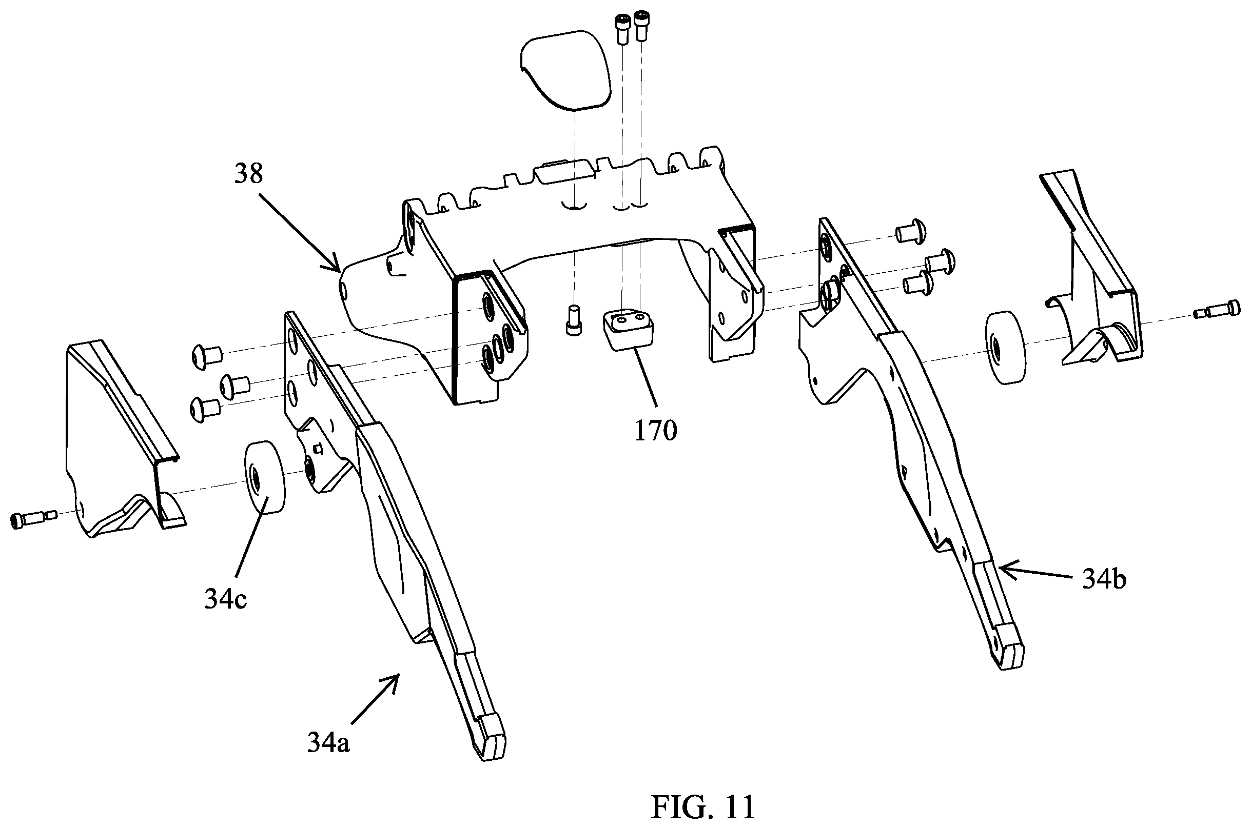 Patent US12599518 Figure 12 – Ambulance cot and loading and unloading system