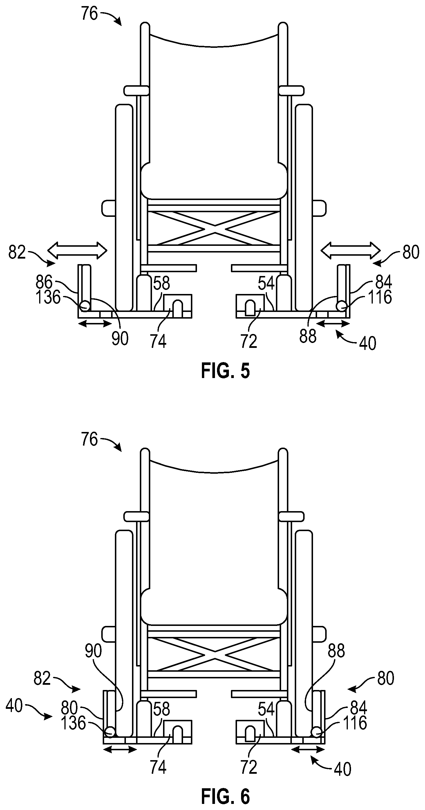 Patent US12599519 Figure 5 – Wheelchair docking system for a vehicle