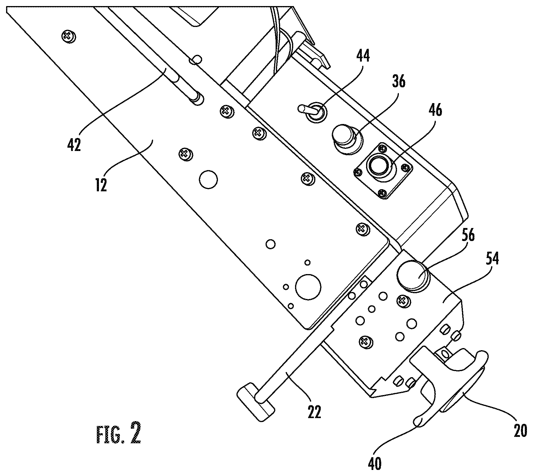 Patent US12599520 Figure 2 – Electrical power assistance device for transport wheelchair