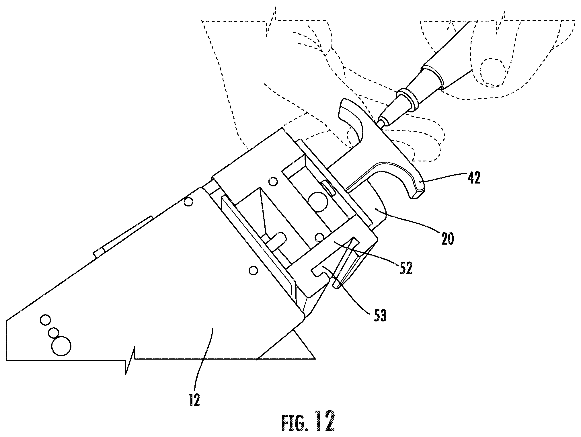 Patent US12599520 Figure 12 – Electrical power assistance device for transport wheelchair