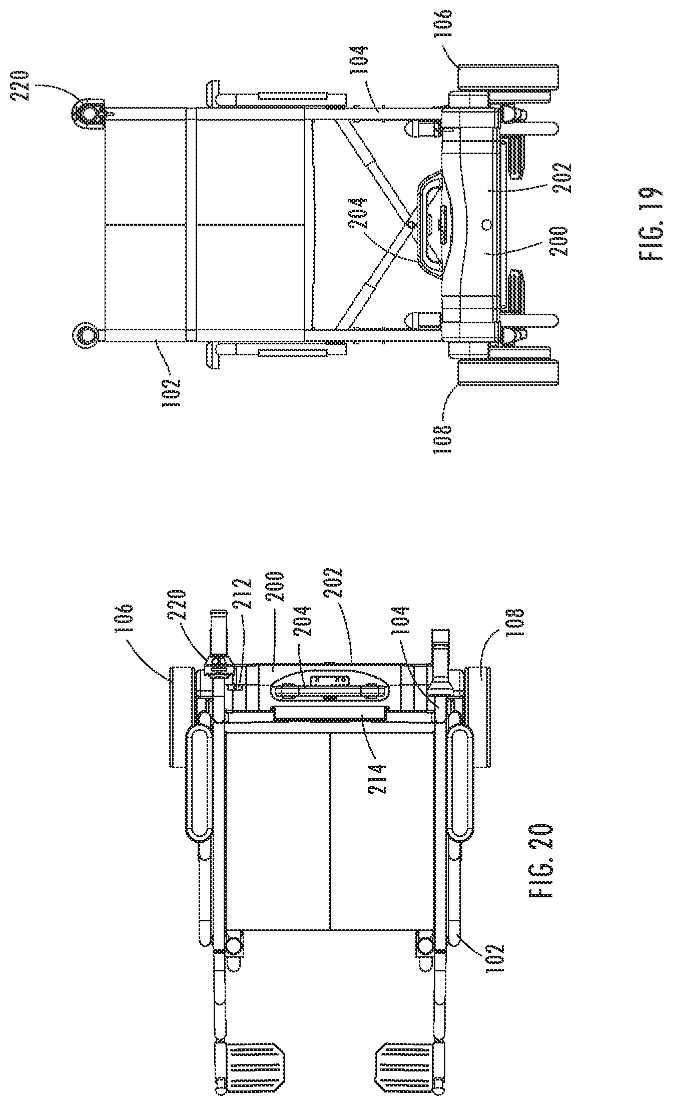 Patent US12599520 Figure 18 – Electrical power assistance device for transport wheelchair