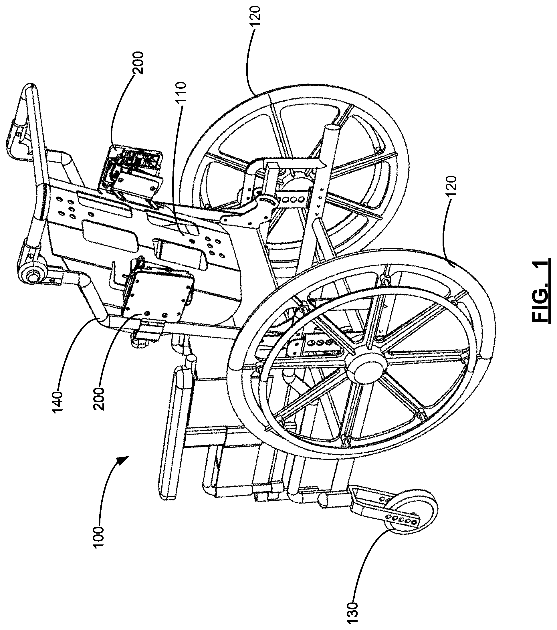 Patent US12599521 Figure 1 – Adjustment device for removably coupling a seatback to a seat
