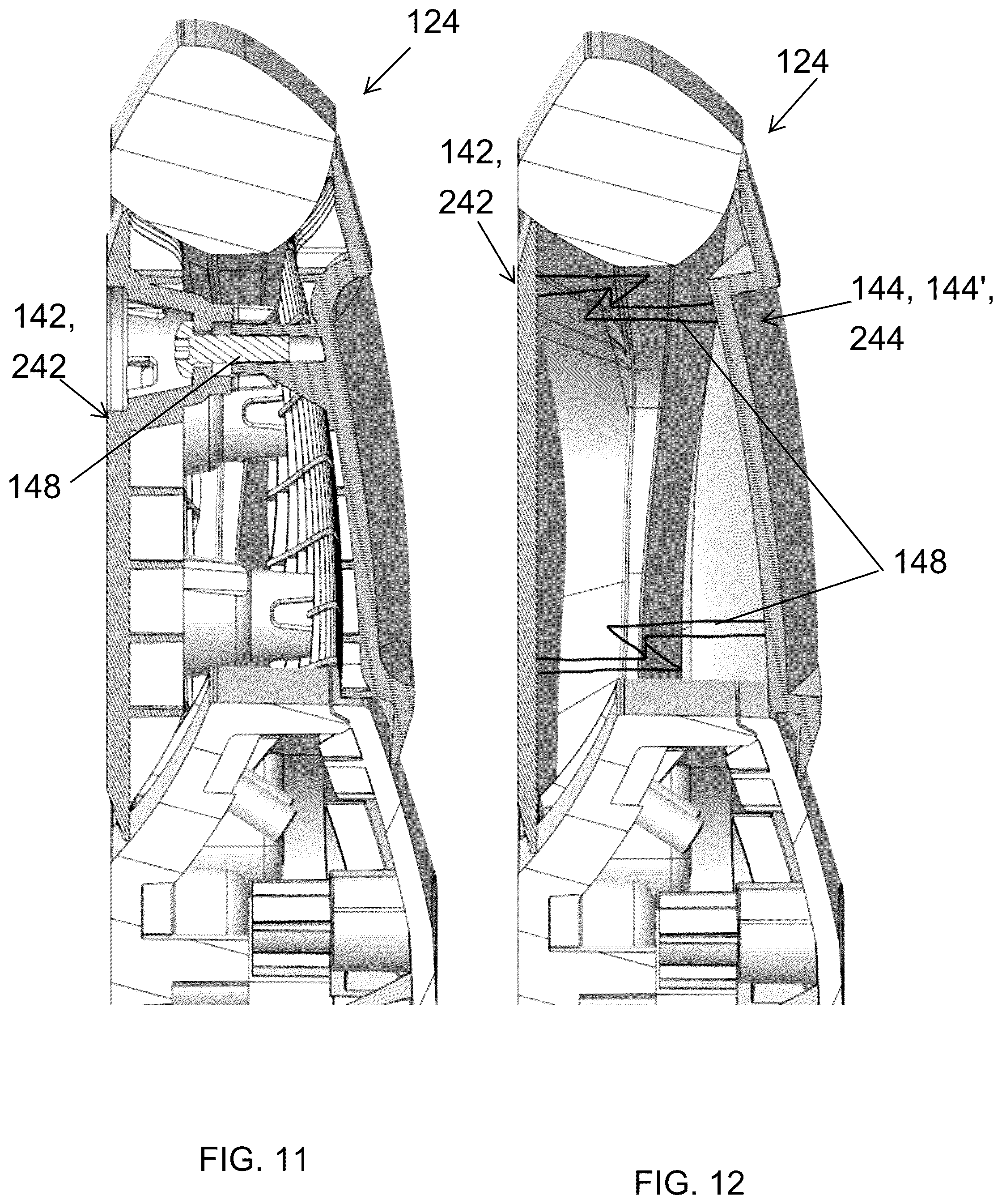Patent US12599523 Figure 9 – Patient support apparatus with barrier