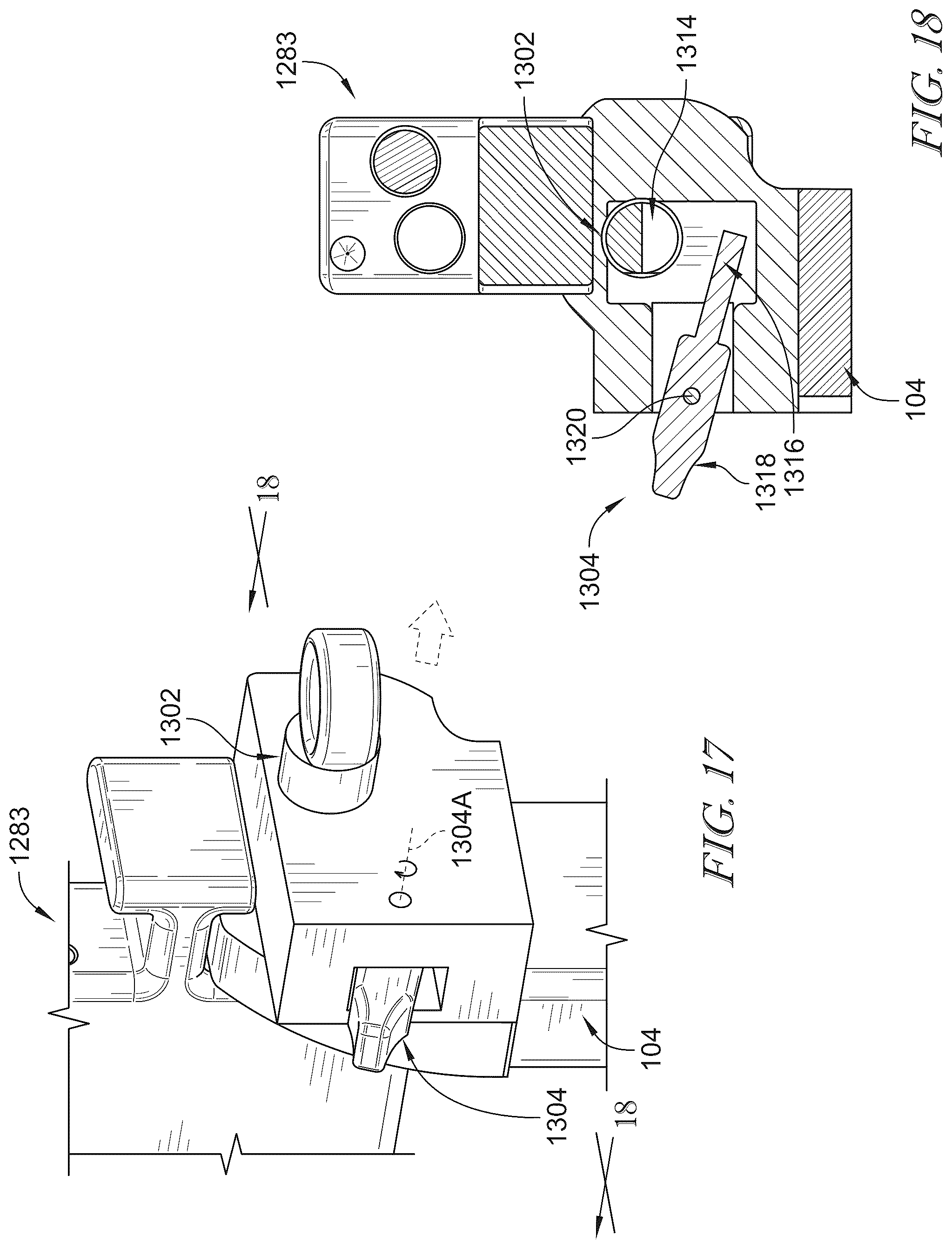 Patent US12599526 Figure 15 – Surgical support system with support top height adjustment