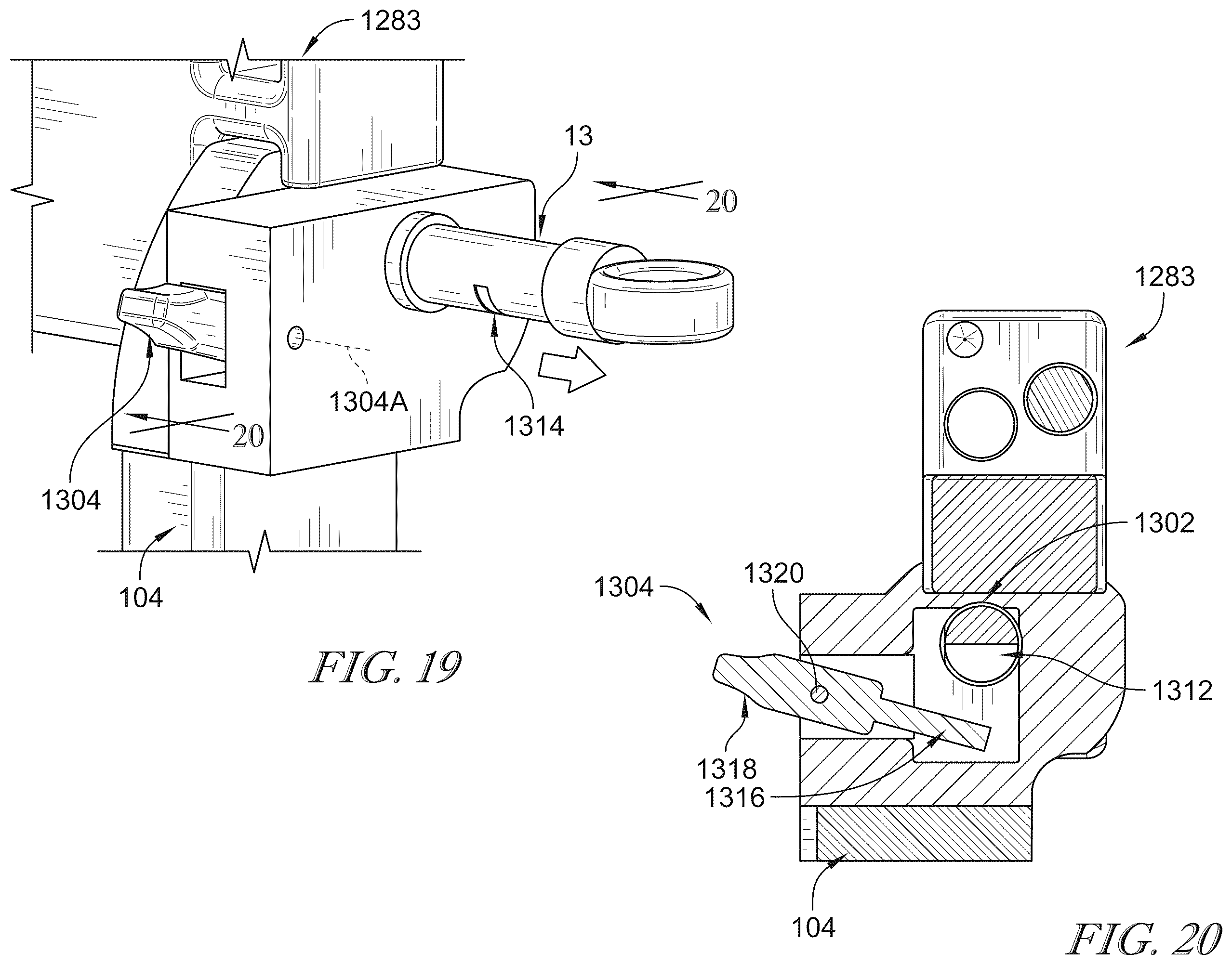 Patent US12599526 Figure 16 – Surgical support system with support top height adjustment