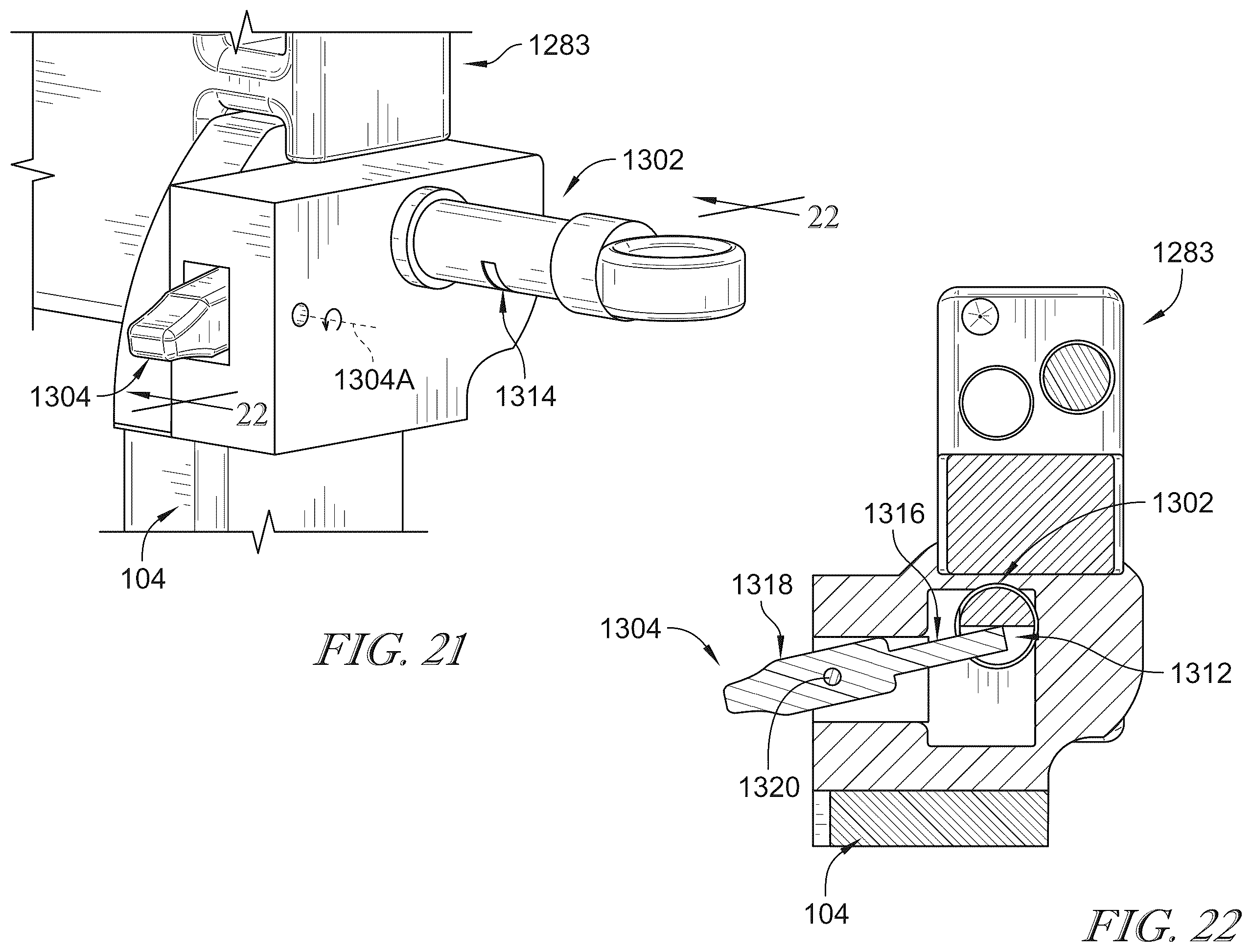 Patent US12599526 Figure 17 – Surgical support system with support top height adjustment