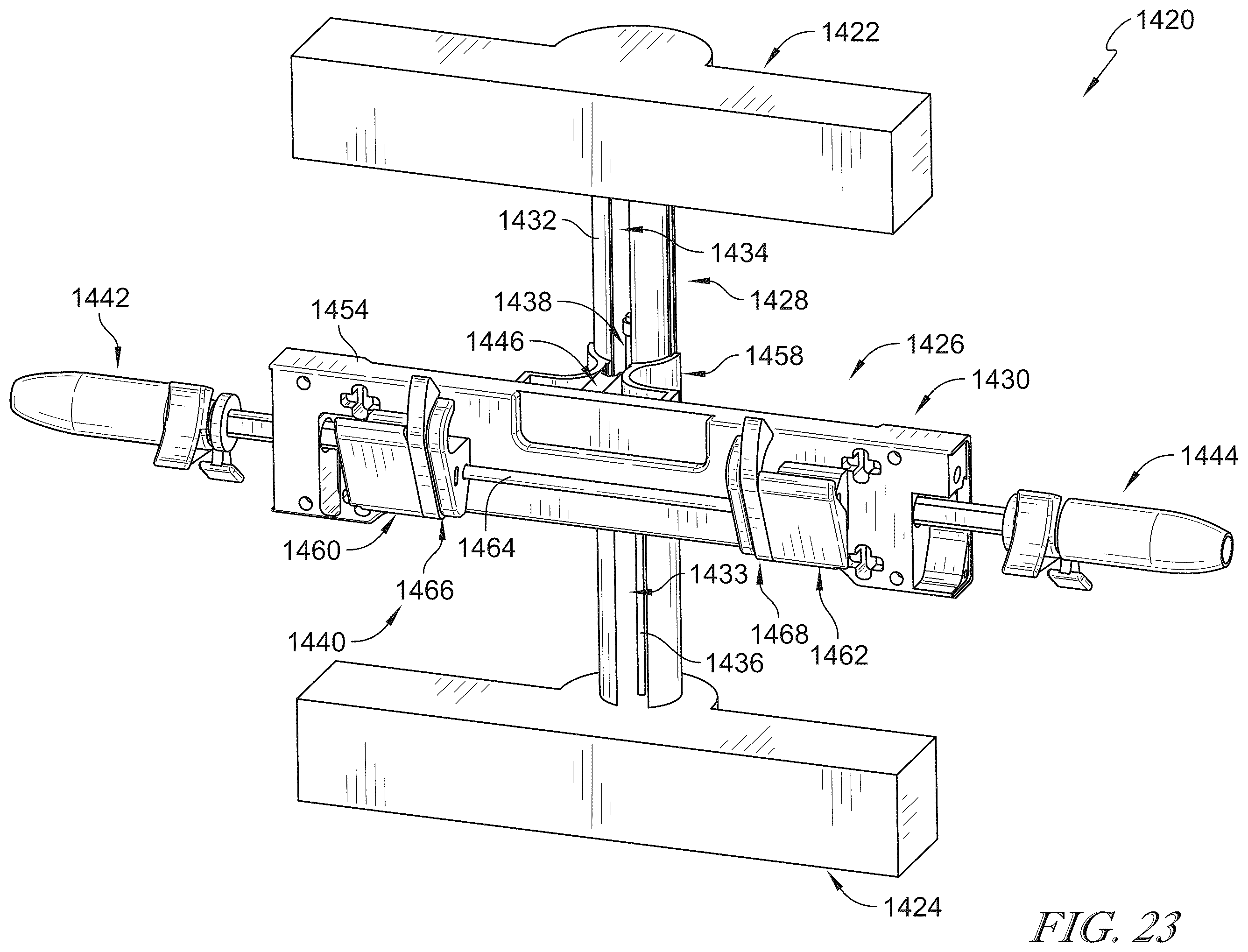 Patent US12599526 Figure 18 – Surgical support system with support top height adjustment