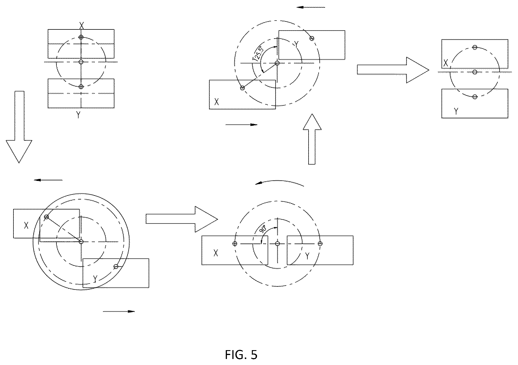 Patent US12599527 Figure 4 – Intelligent surgical dissection table capable of exchanging positions