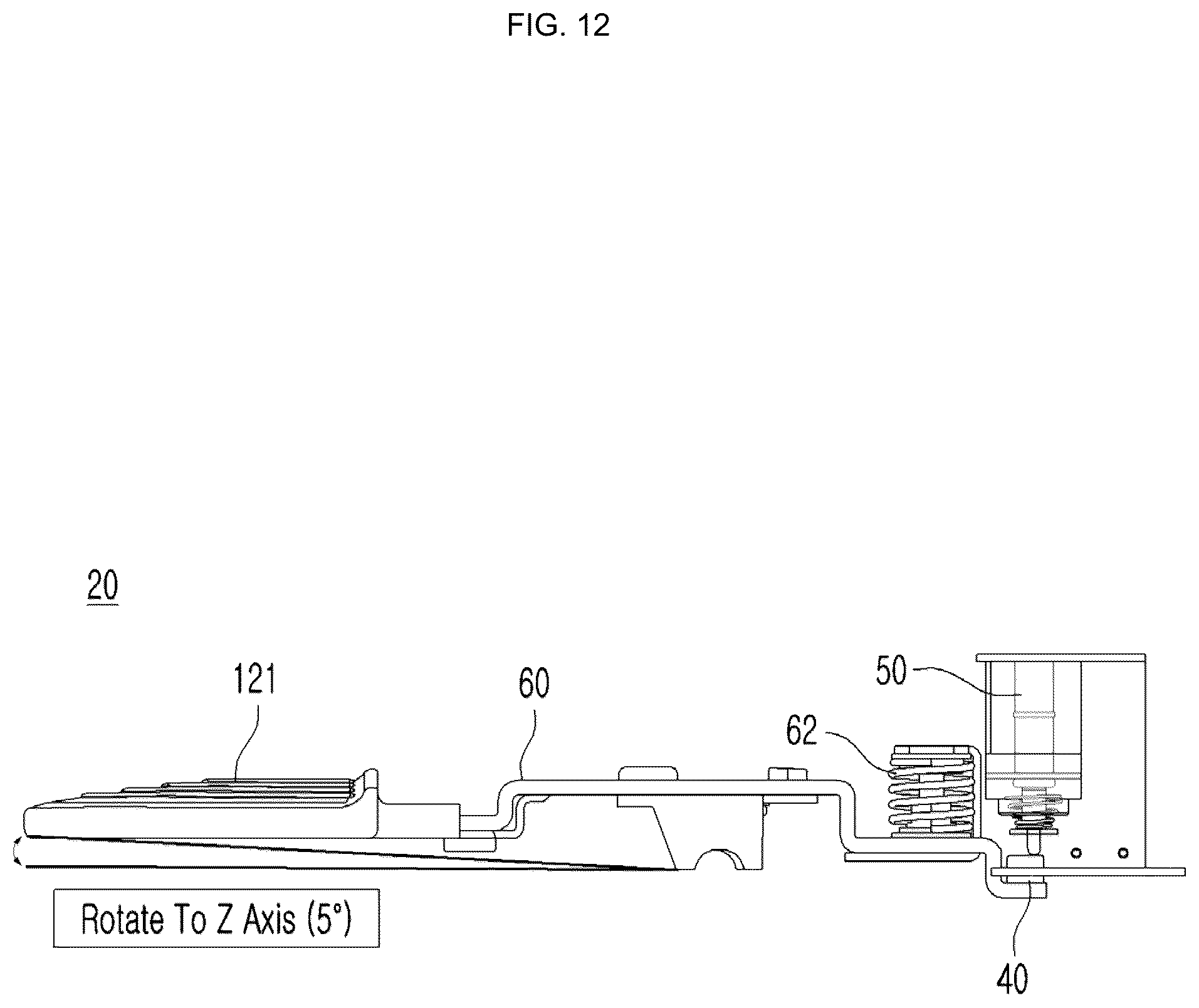 Patent US12599529 Figure 12 – Foot controller for dental unit chair