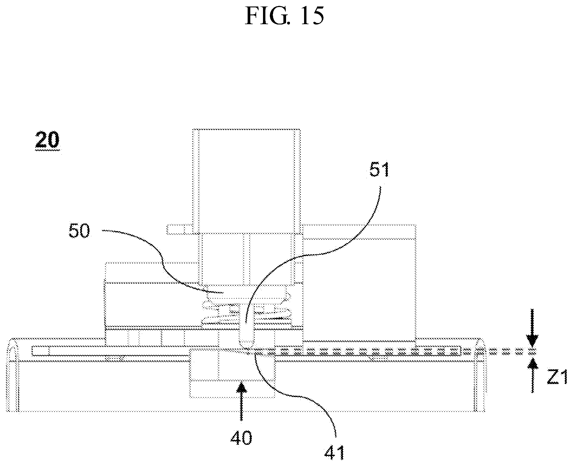 Patent US12599529 Figure 15 – Foot controller for dental unit chair