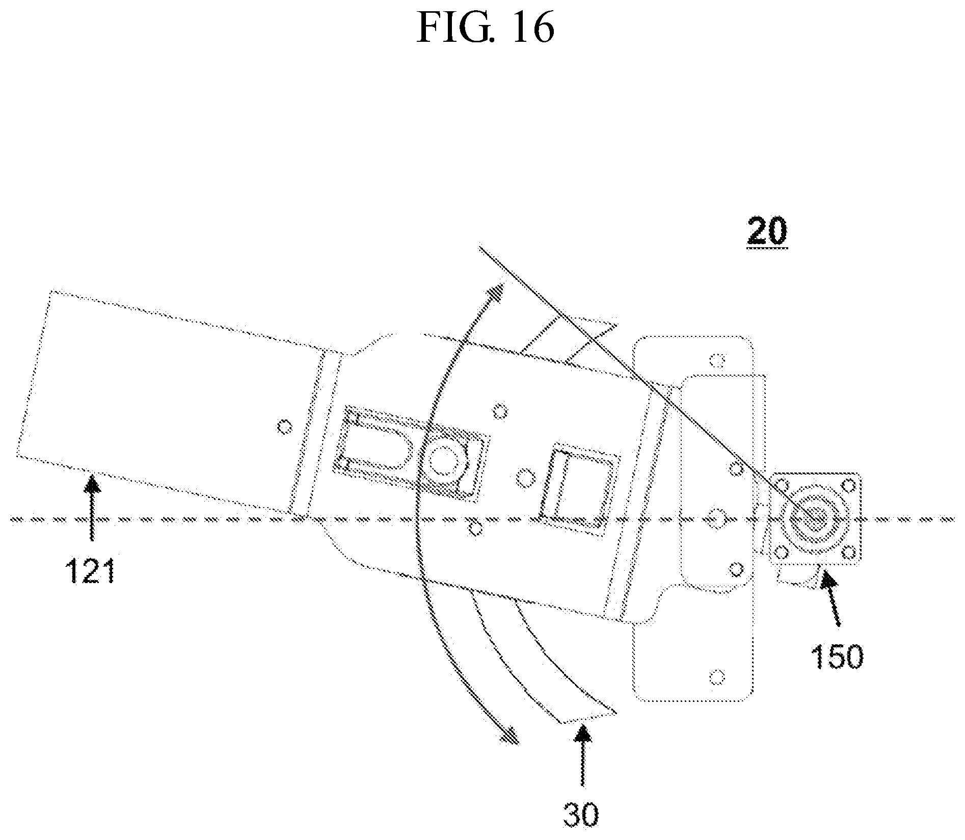 Patent US12599529 Figure 16 – Foot controller for dental unit chair