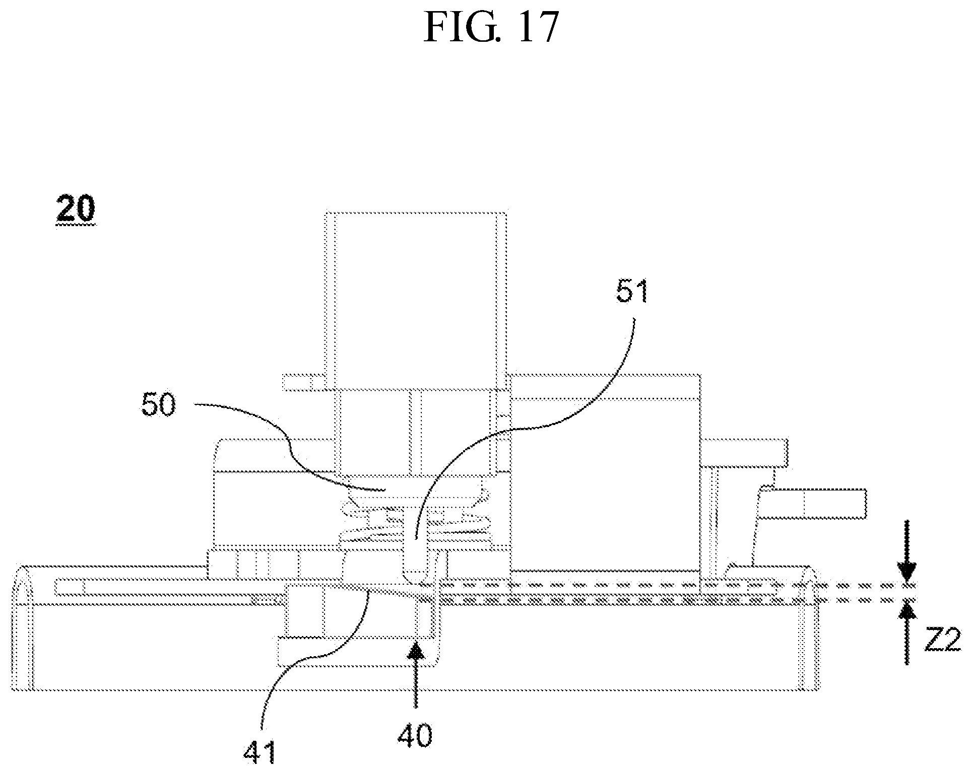 Patent US12599529 Figure 17 – Foot controller for dental unit chair