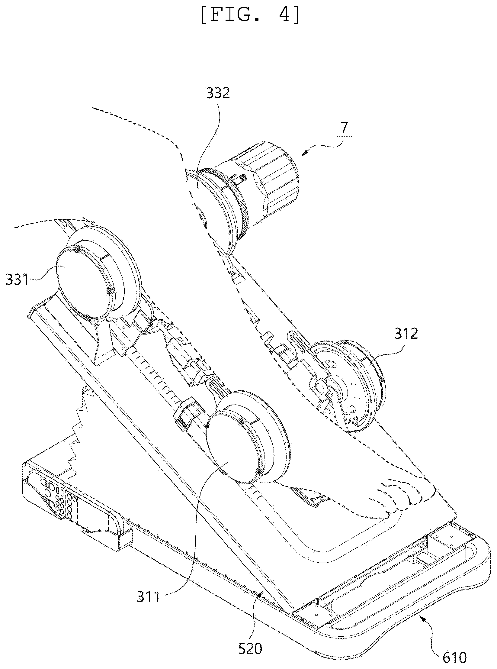 Patent US12599530 Figure 4 – Rehabilitation exercise device for upper and lower limbs