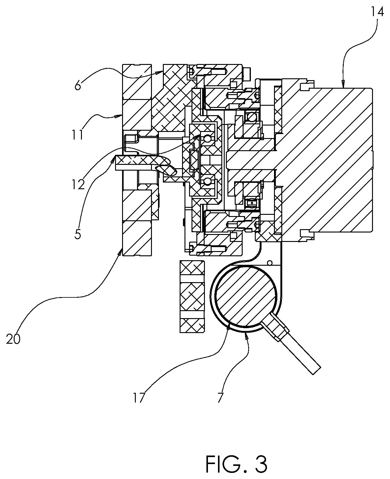Patent US12599531 Figure 3 – Actuator for physical therapy