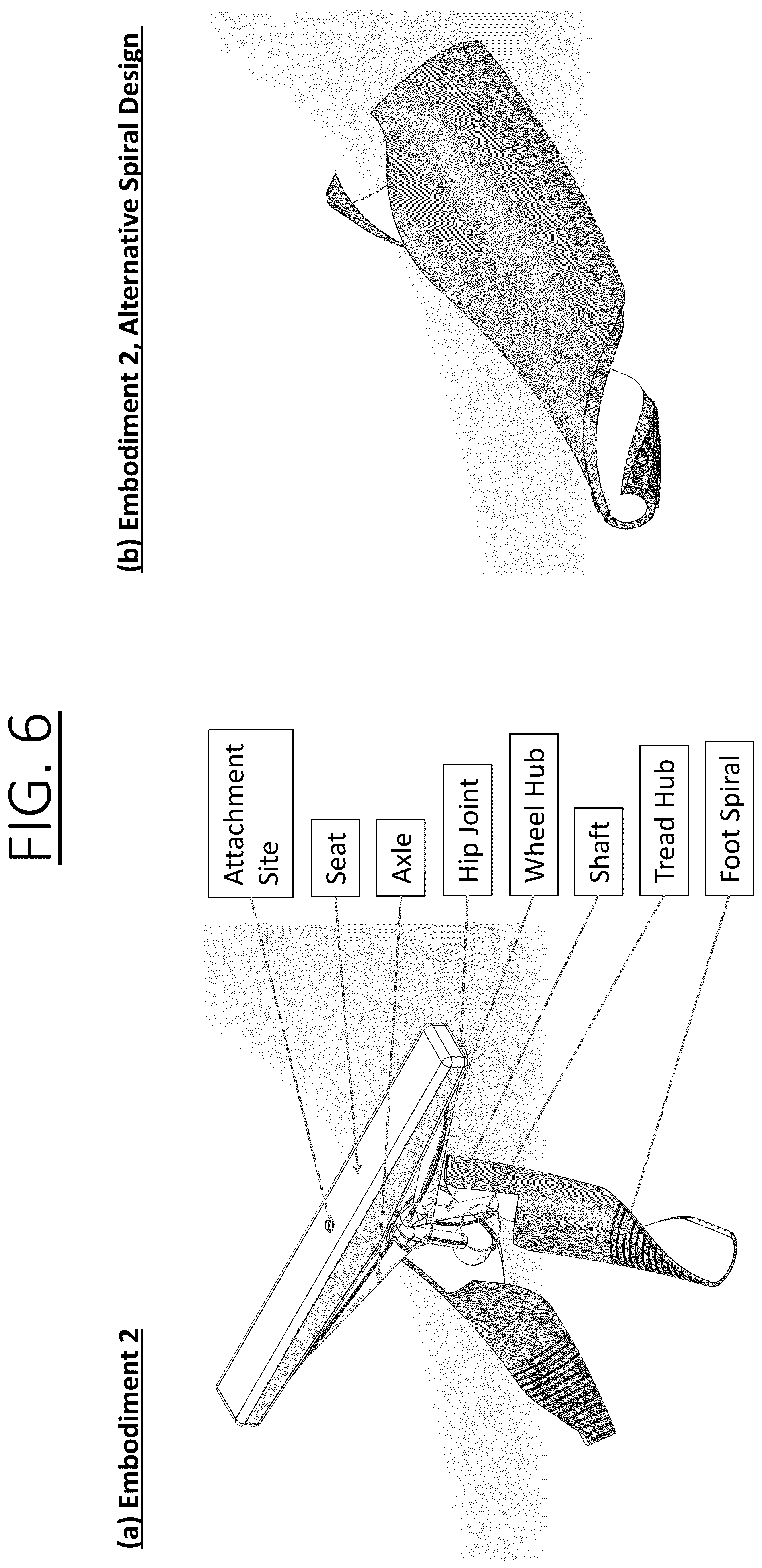 Patent US12599532 Figure 6 – Three dimensional log spiral structures for improving transportation