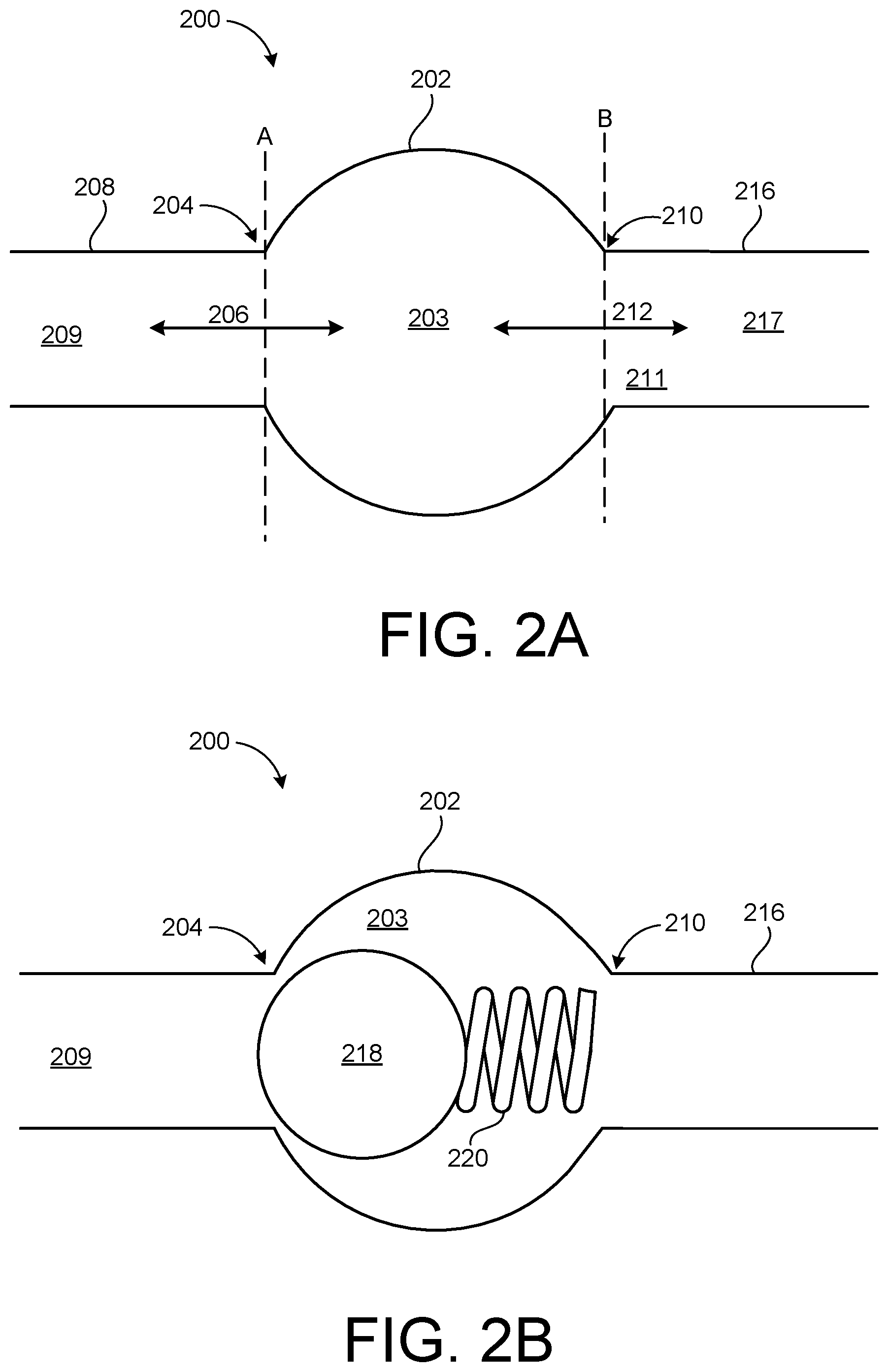 Patent US12599538 Figure 2 – Inflatable penile prosthesis with channels in valve of guide assembly